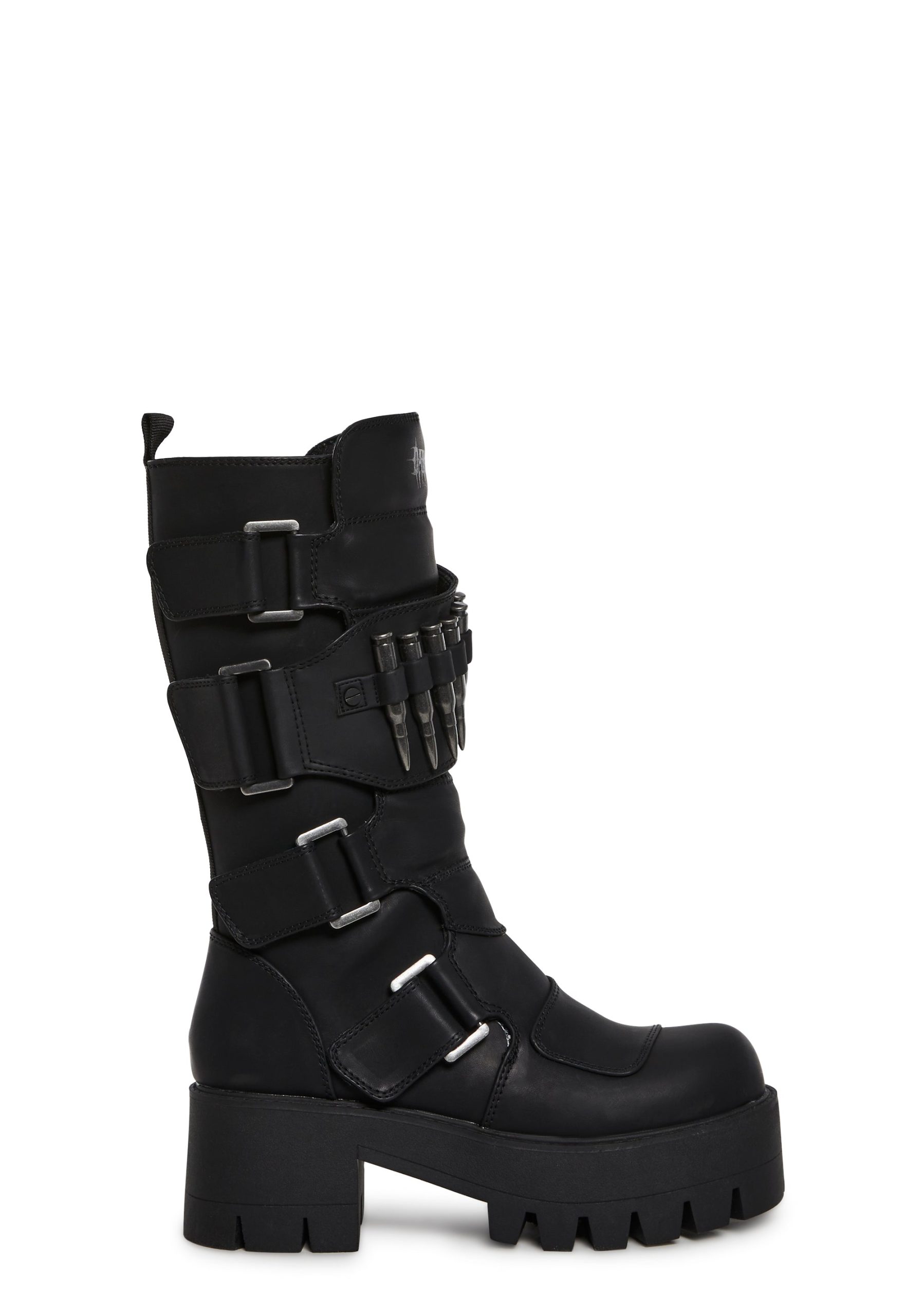 Warp Bullet Combat Boots - Black - Image 3