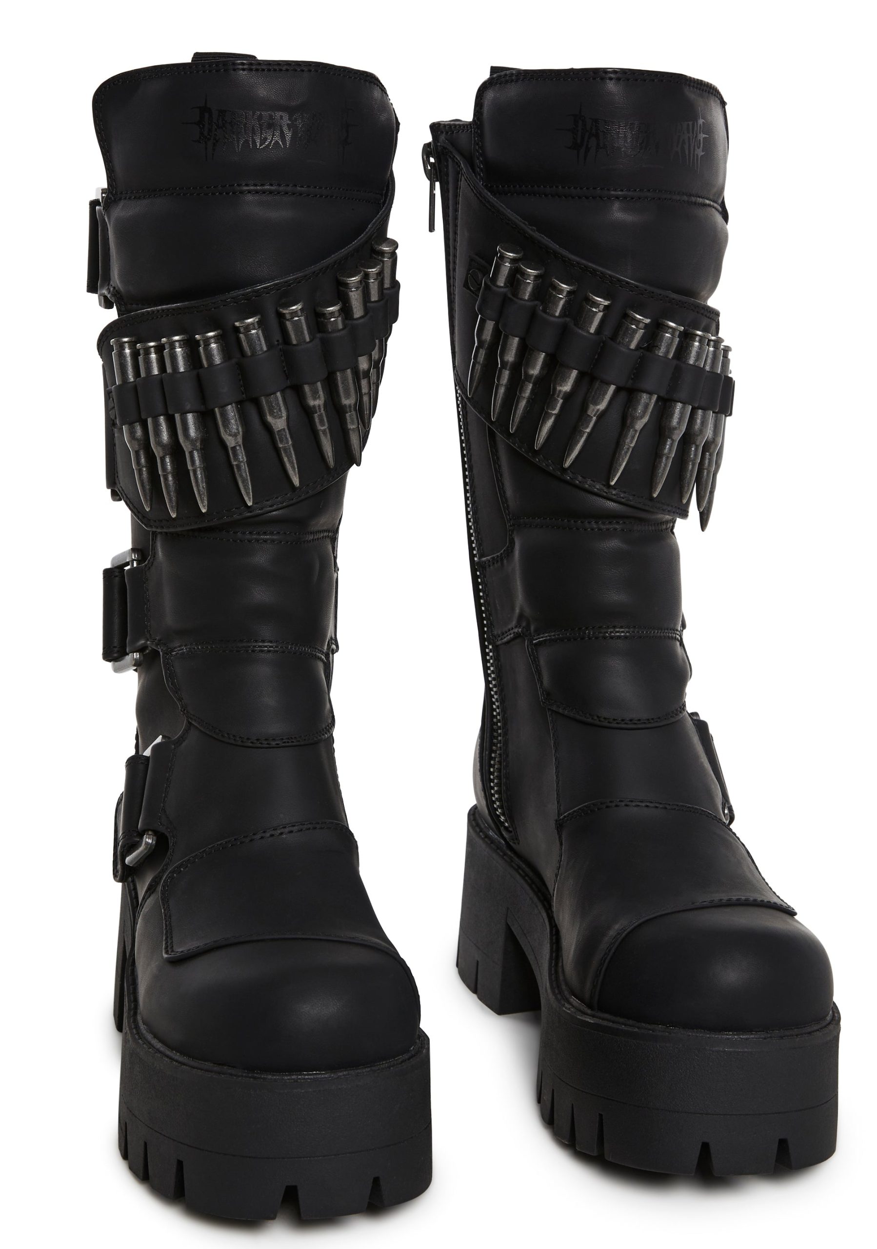 Warp Bullet Combat Boots - Black - Image 2