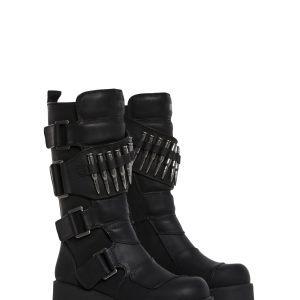 Warp Bullet Combat Boots - Black