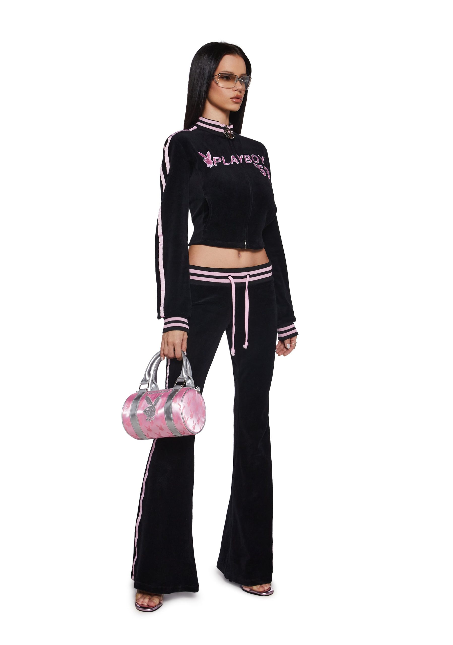 Leisurely Yours Velour Track Jacket - Image 2
