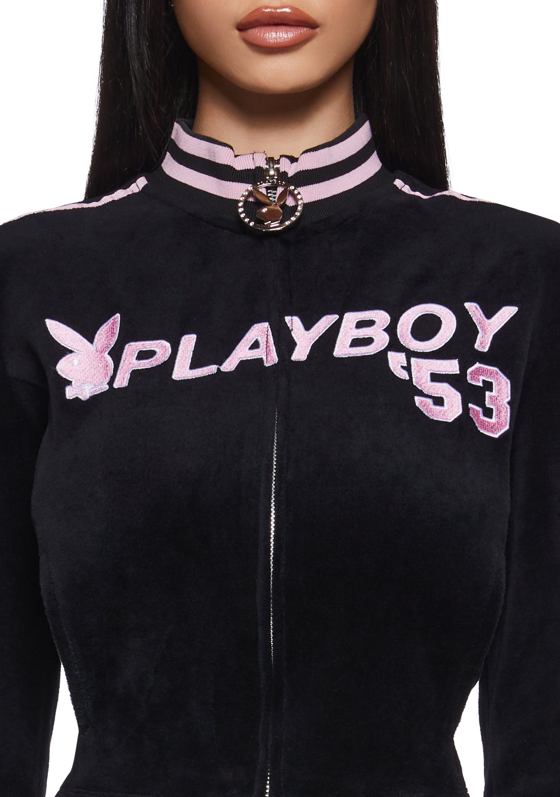 Leisurely Yours Velour Track Jacket - Image 5
