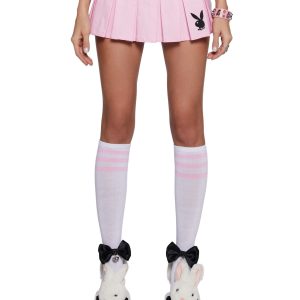 Playful Pinup Pleated Mini Skirt