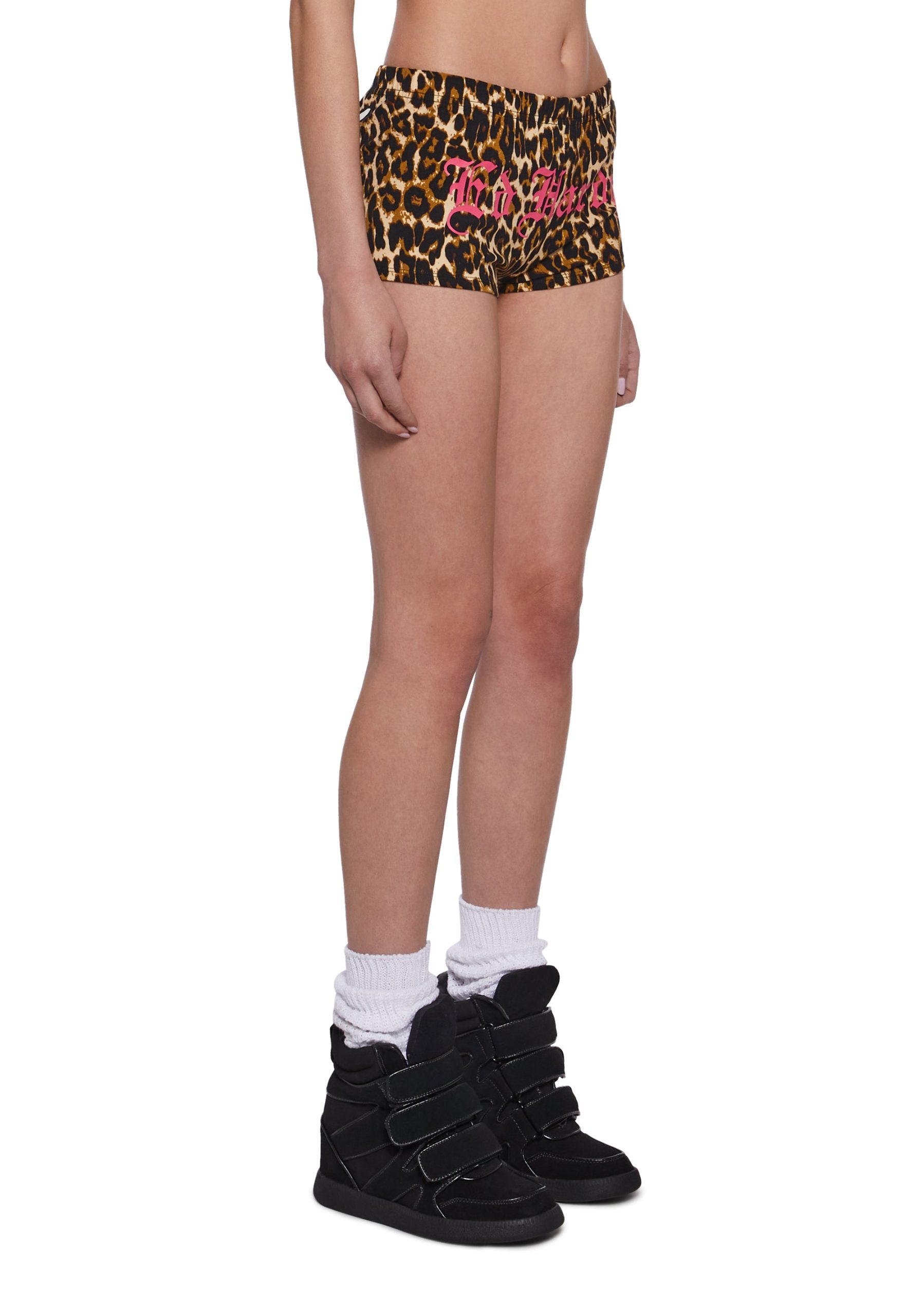 Leopard Booty Shorts - Image 3