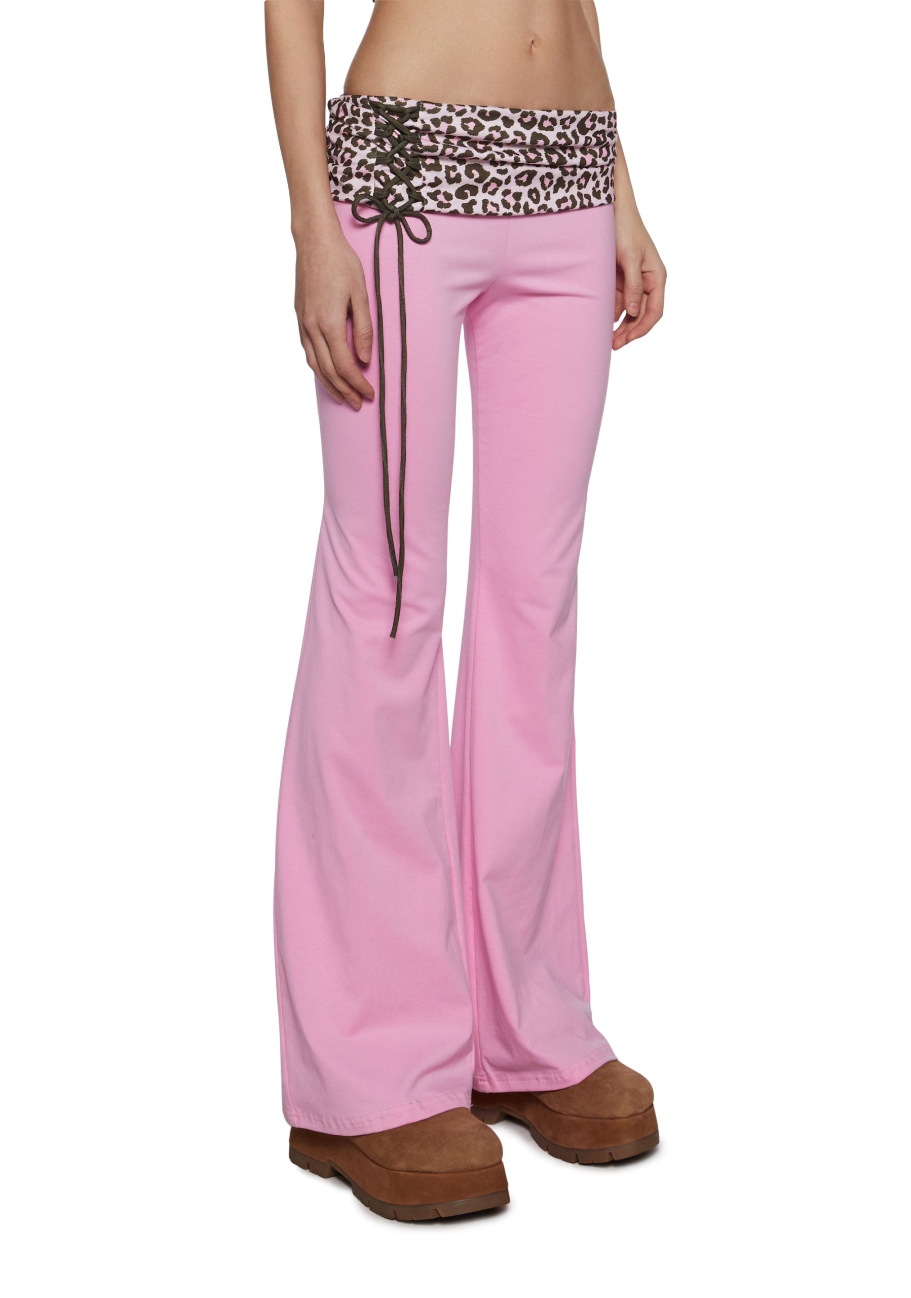 Hot Crush Knit Pants - Pink - Image 3