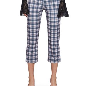 Book Club Babe Plaid Capri Pants