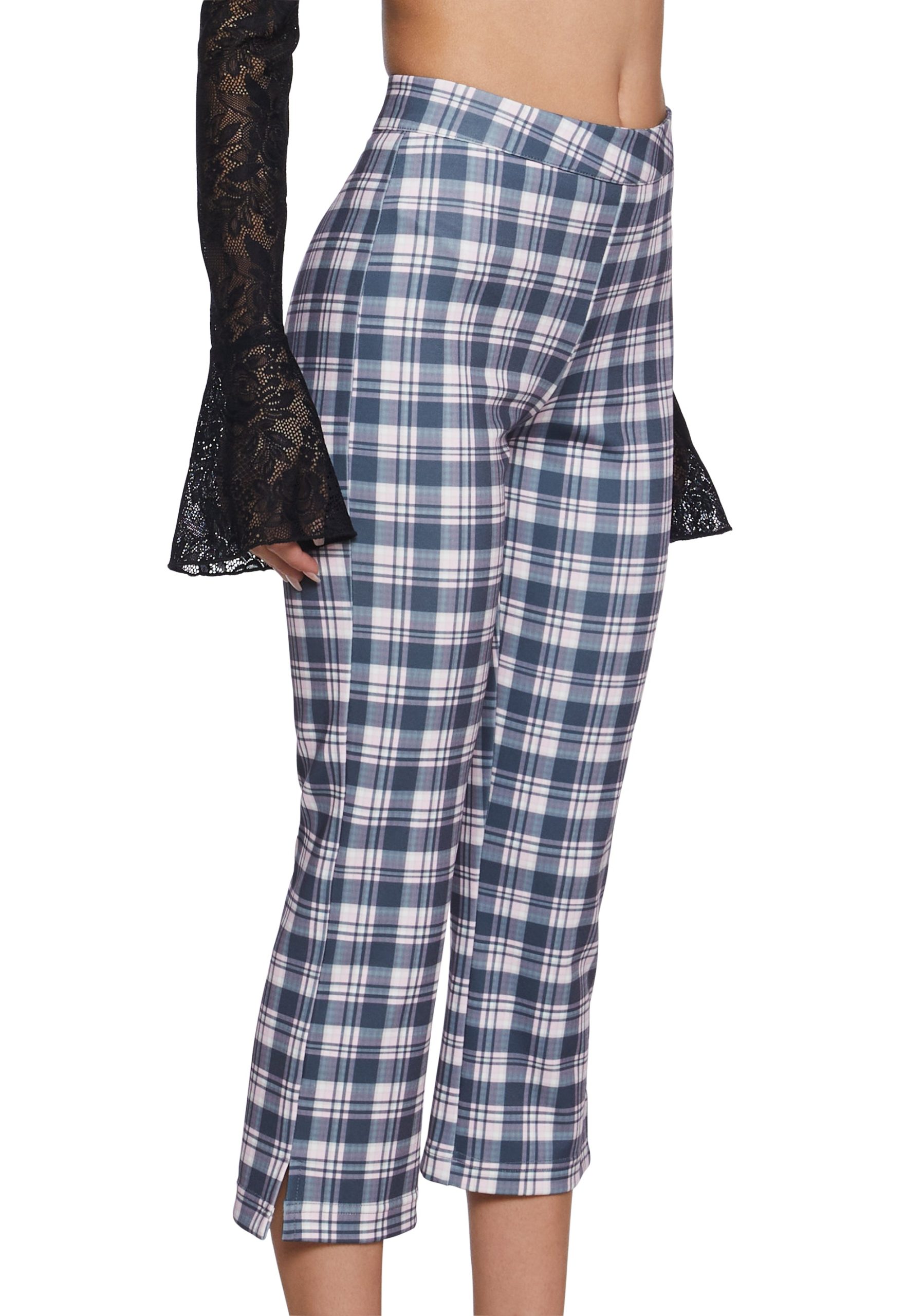 Book Club Babe Plaid Capri Pants - Image 5