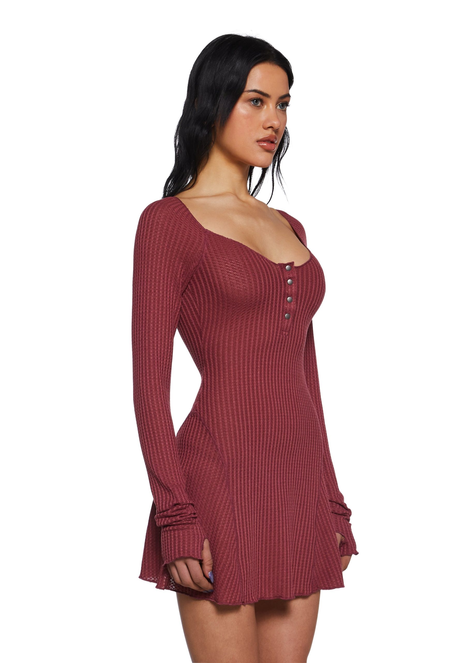 Text Me Back Mini Dress - Image 3