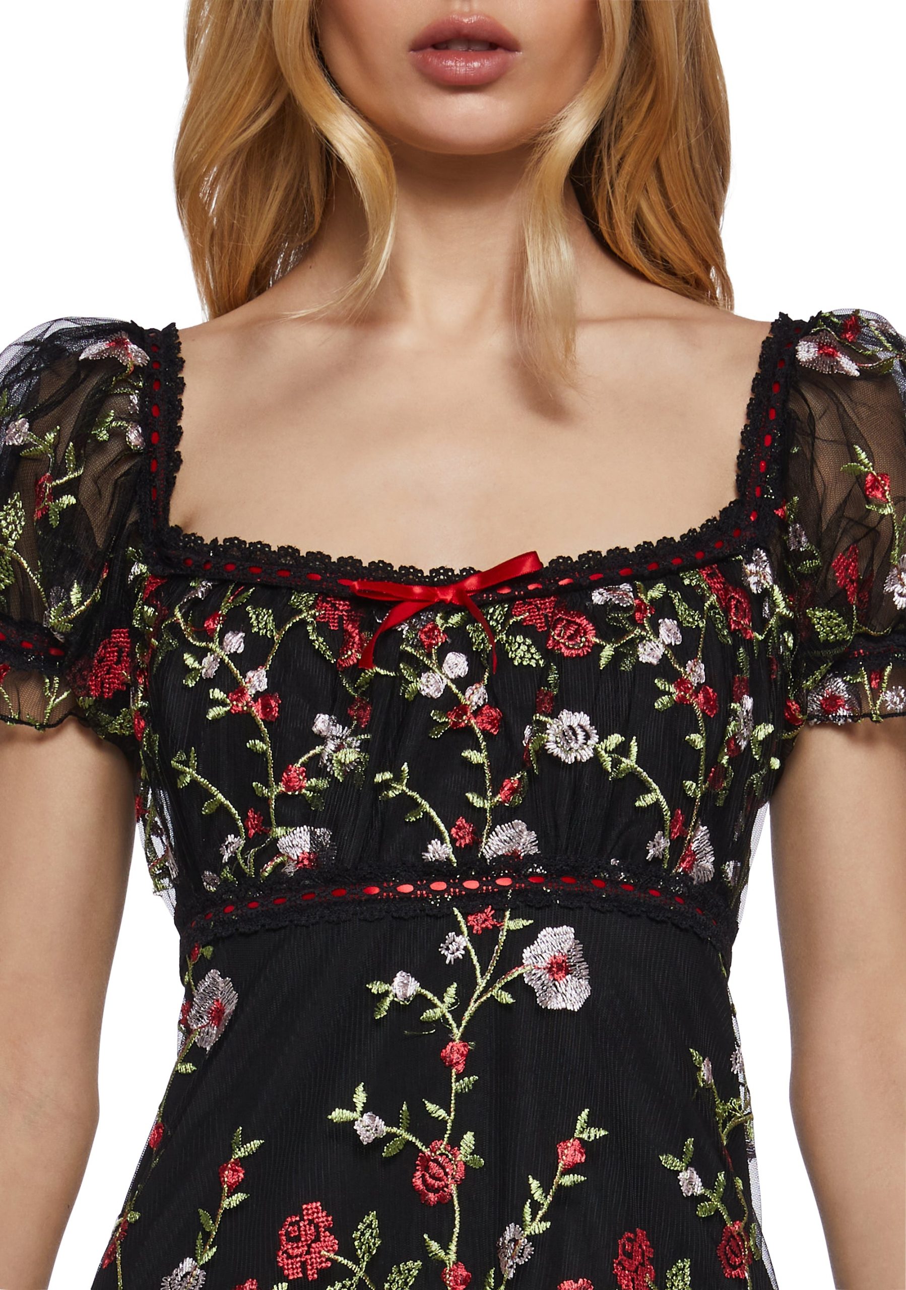 Romantic Words Babydoll Dress - Image 5