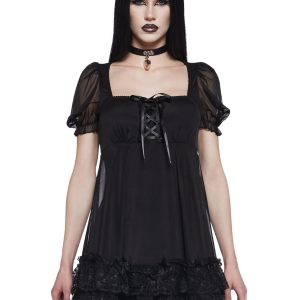 Melancholy Sweetness Babydoll Dress