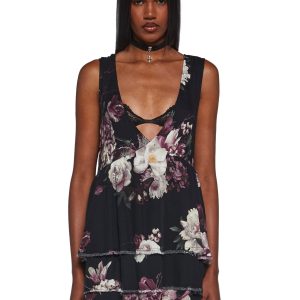 Get Over It Babydoll Dress - Floral