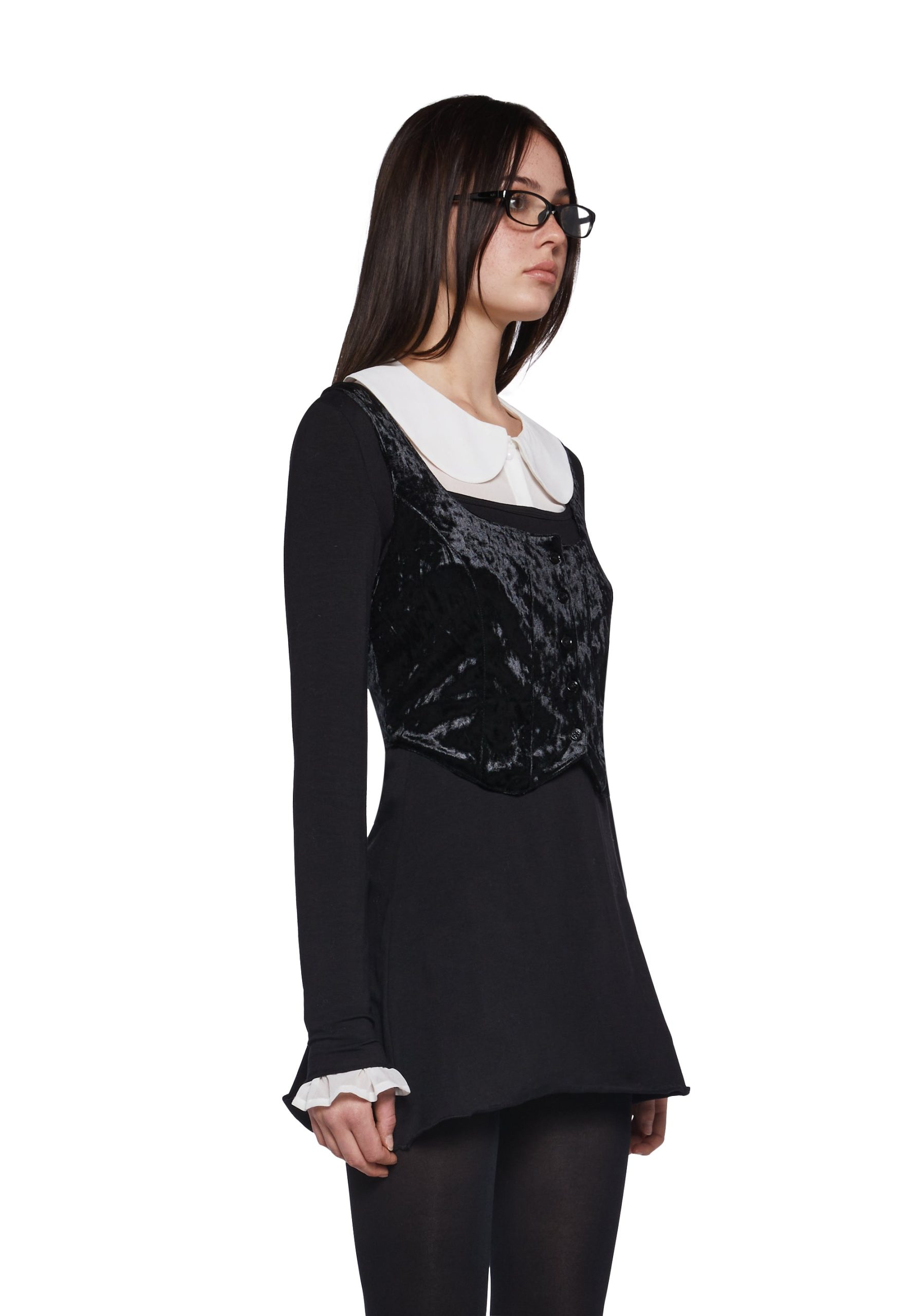 Decoded Messages Dress And Vest Set - Image 3