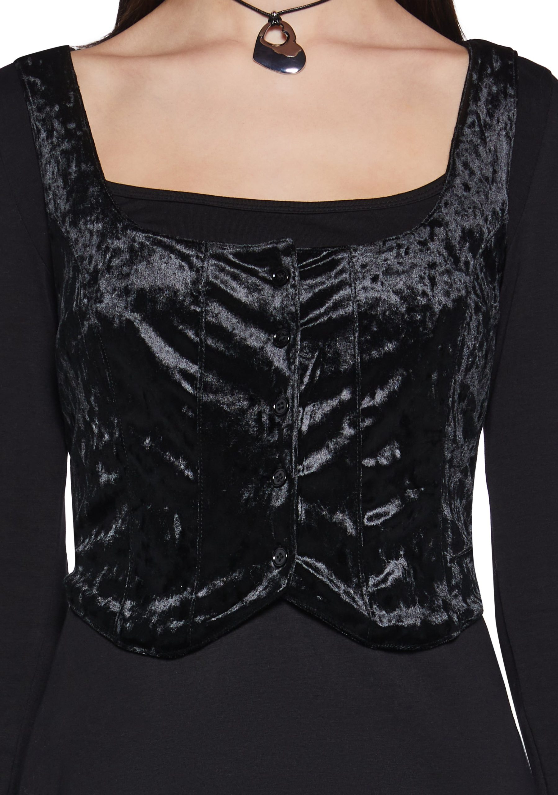Decoded Messages Dress And Vest Set - Image 5