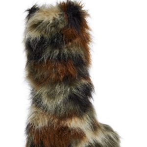 Liquid Rhythm Faux Fur Boots - Camo