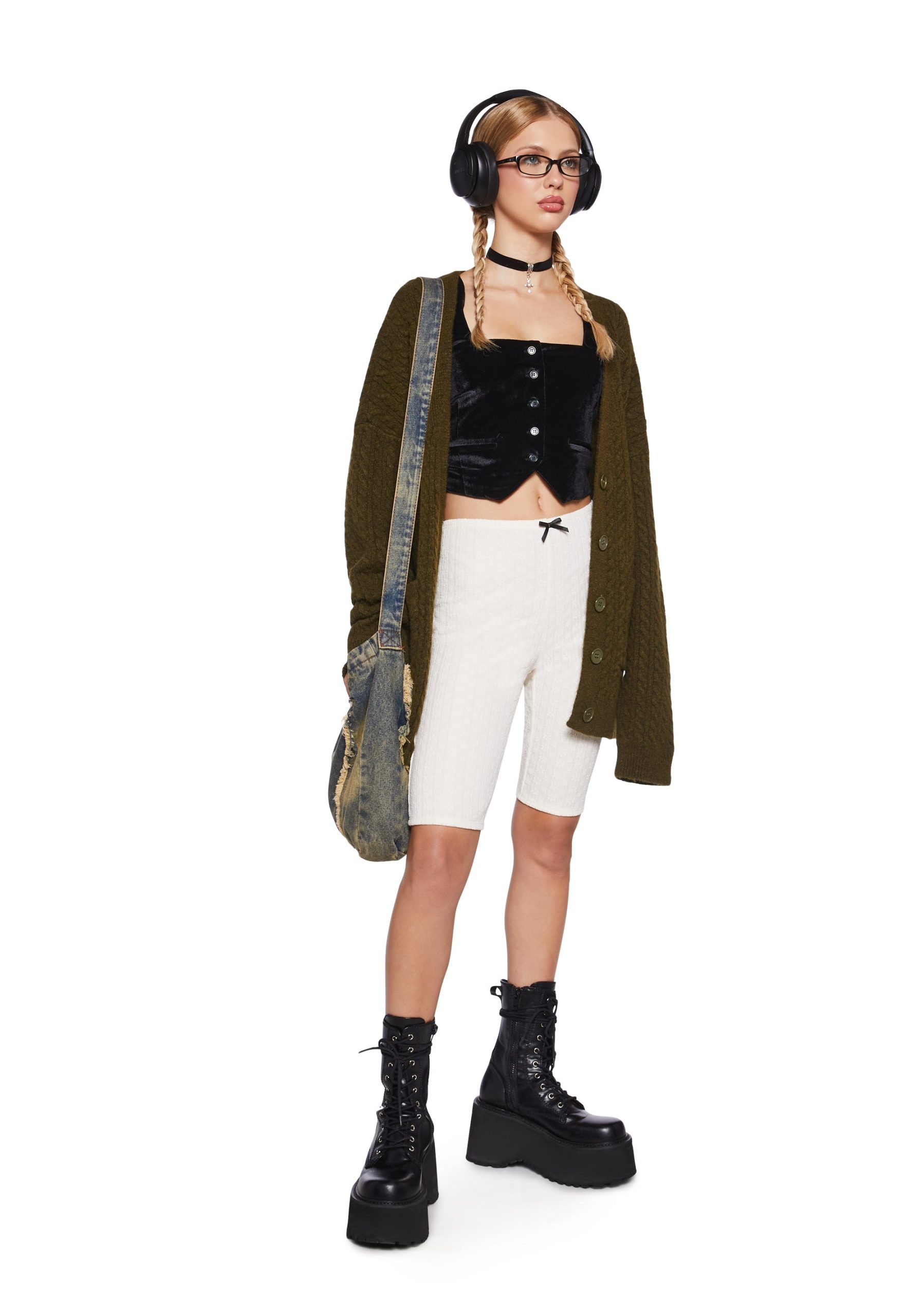 Best Bet Pointelle Biker Shorts - Image 2
