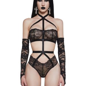 Shattered Lust Lace Bodysuit