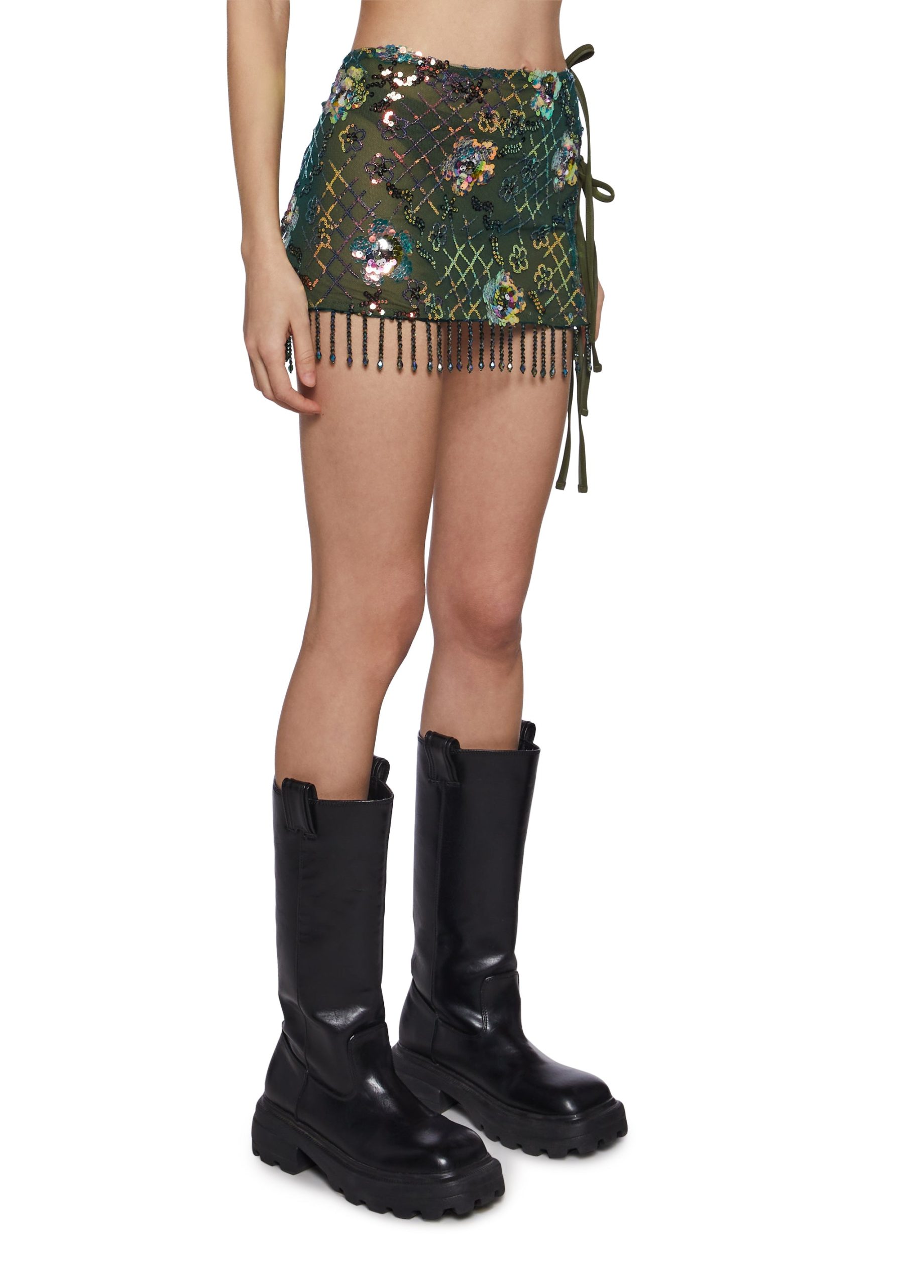 Fluorescent Eden Mini Skirt - Image 3