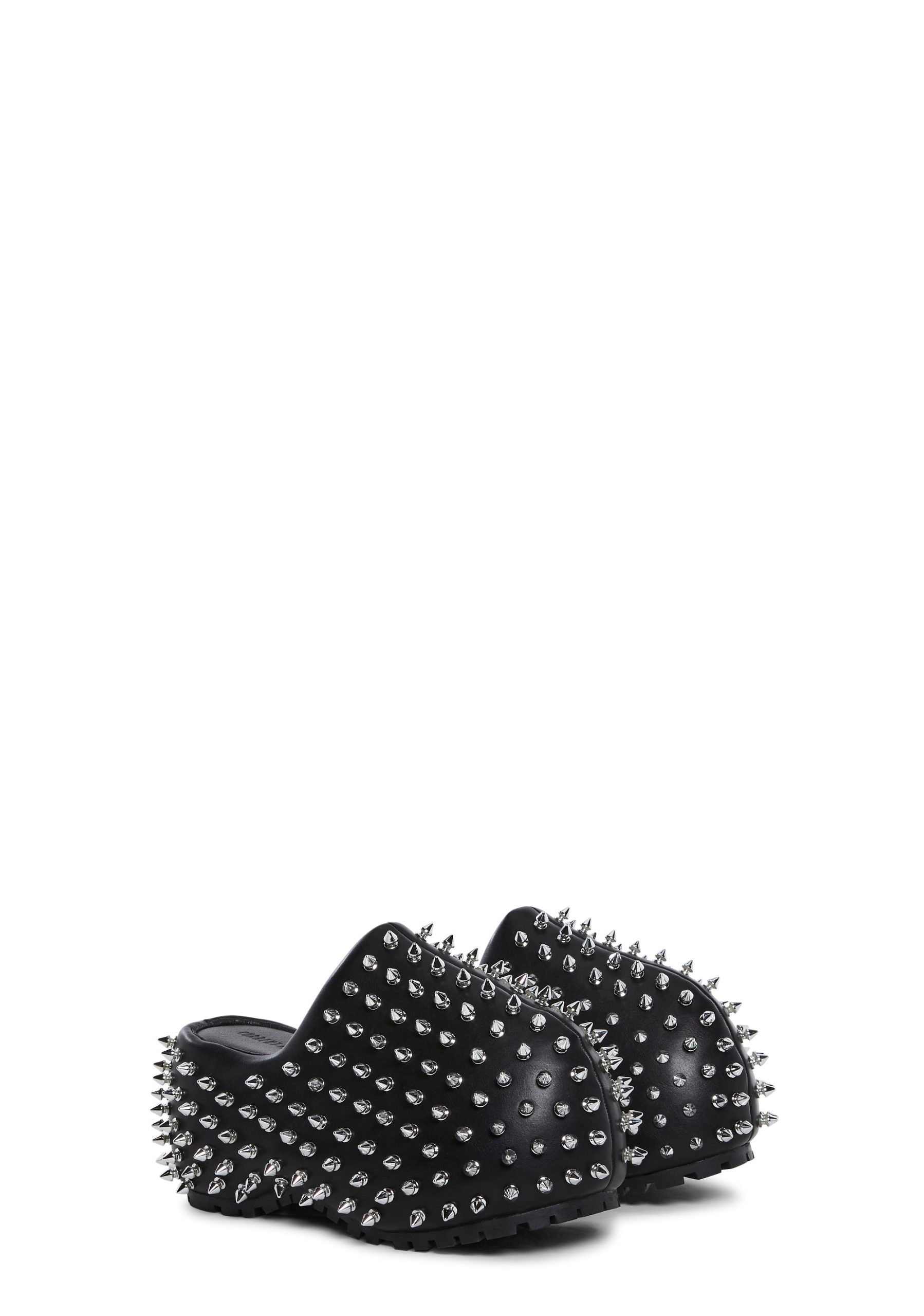 Spiked Out Platform Clogs - Image 3