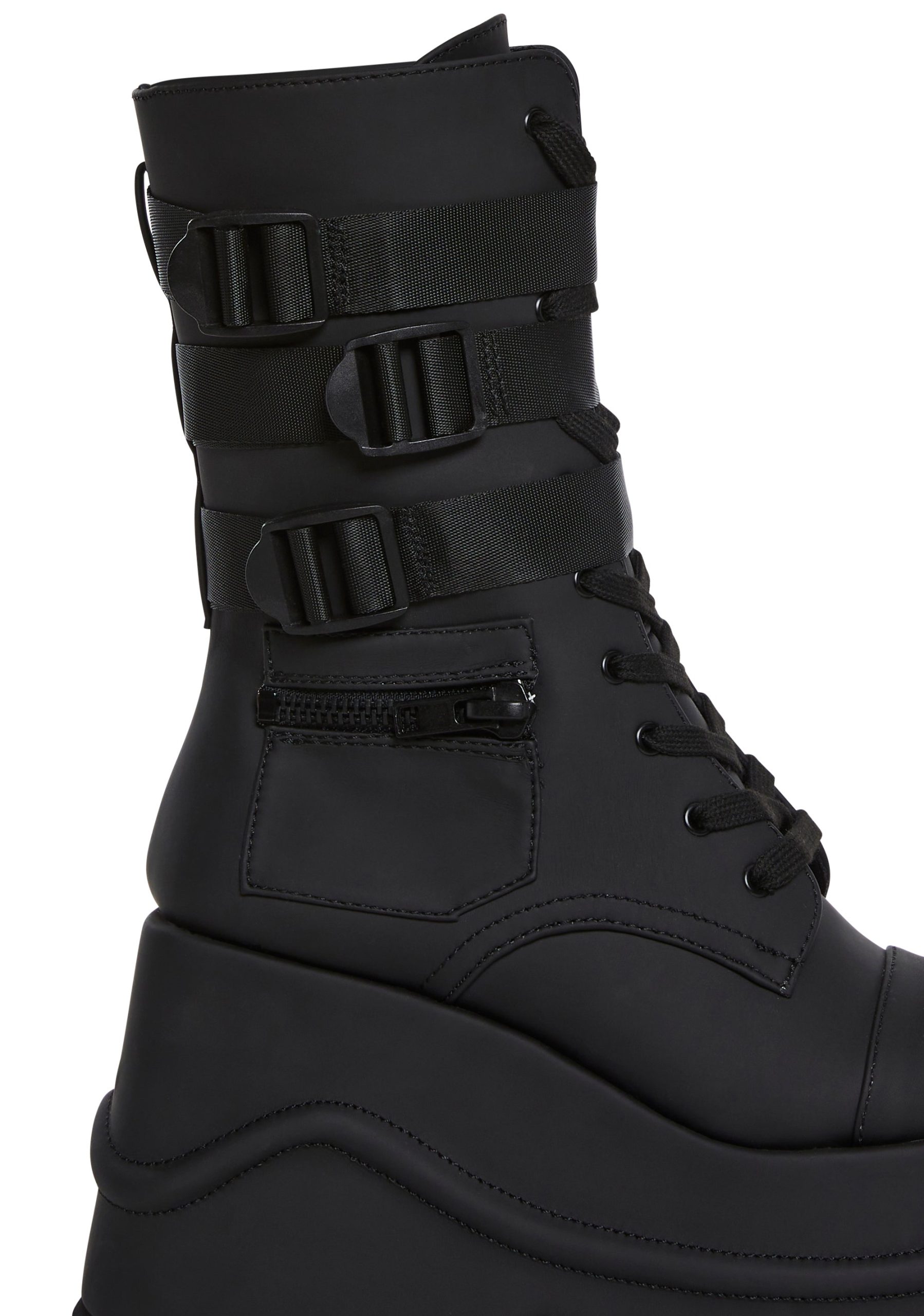 Mad Hustle Wedge Platform Boots - Image 2