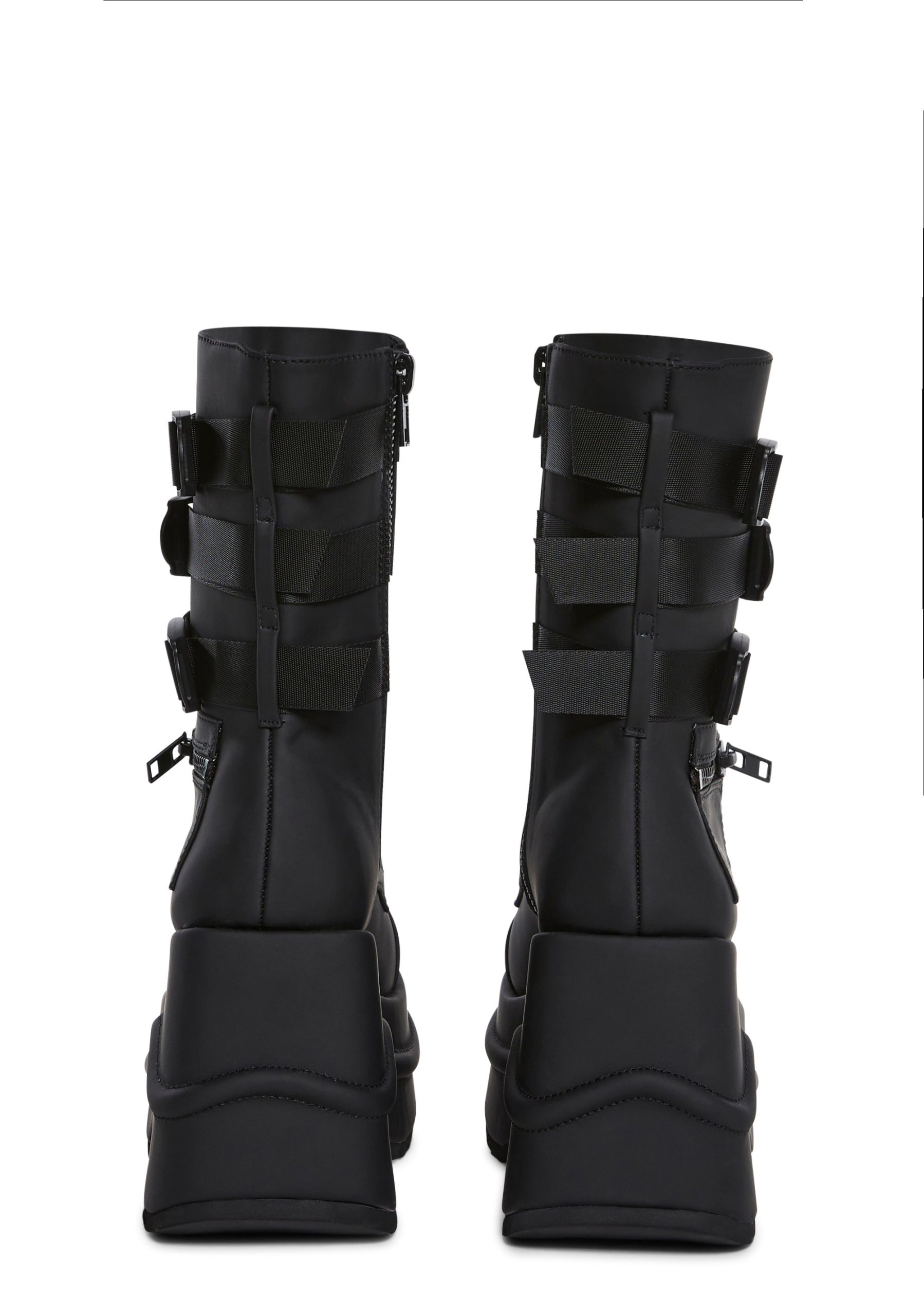 Mad Hustle Wedge Platform Boots - Image 4