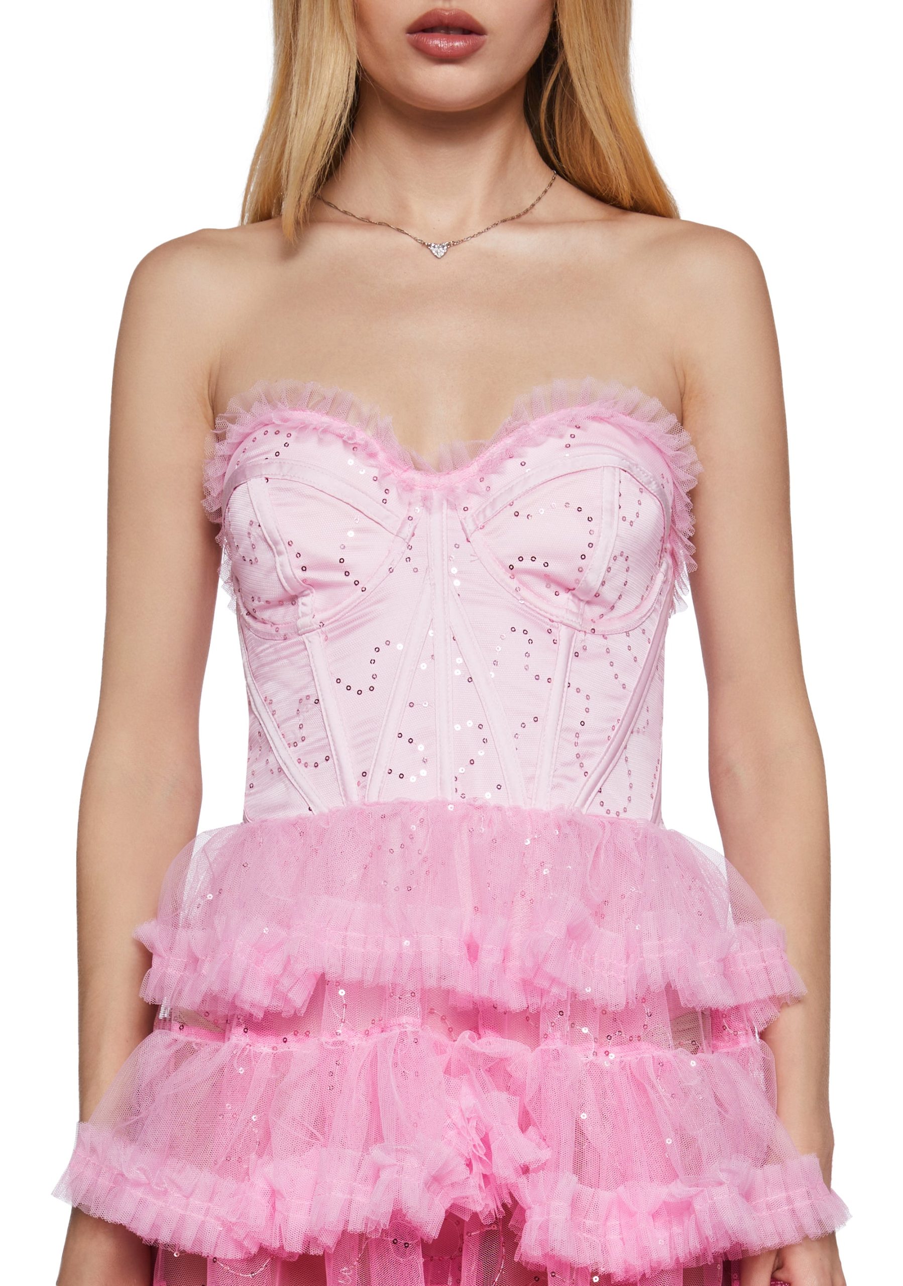 At The Altar Maxi Dress - Pink - Image 2