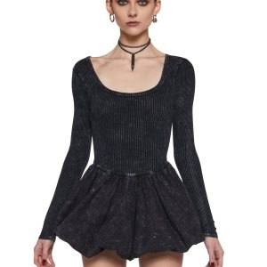 Mixed Music Fit N' Flare Dress - Black