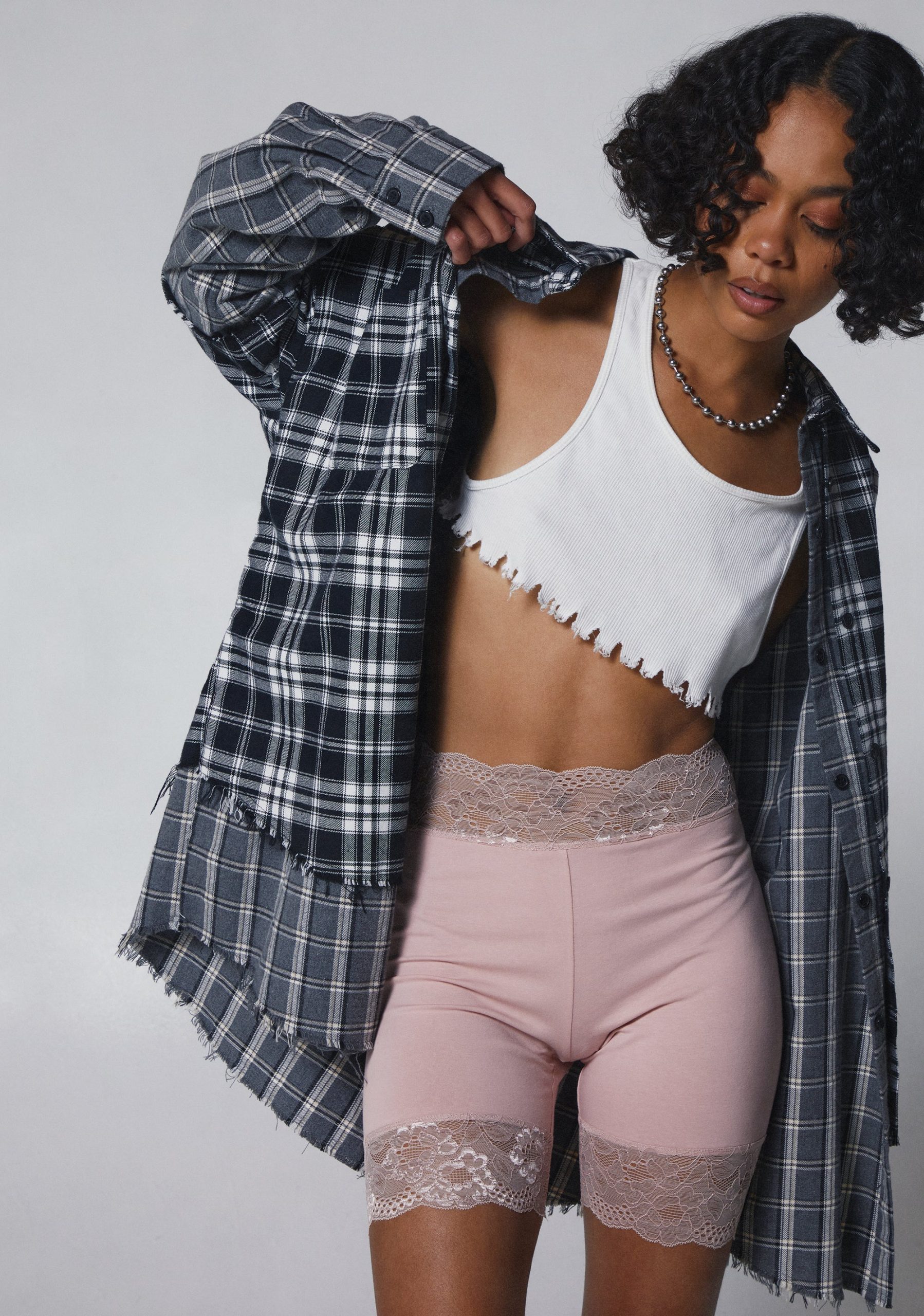 Rumor Romance Biker Shorts - Pink - Image 6