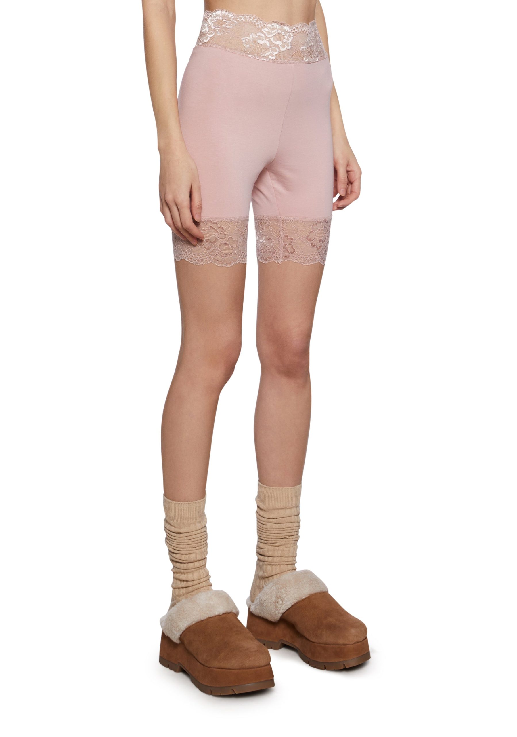 Rumor Romance Biker Shorts - Pink - Image 3