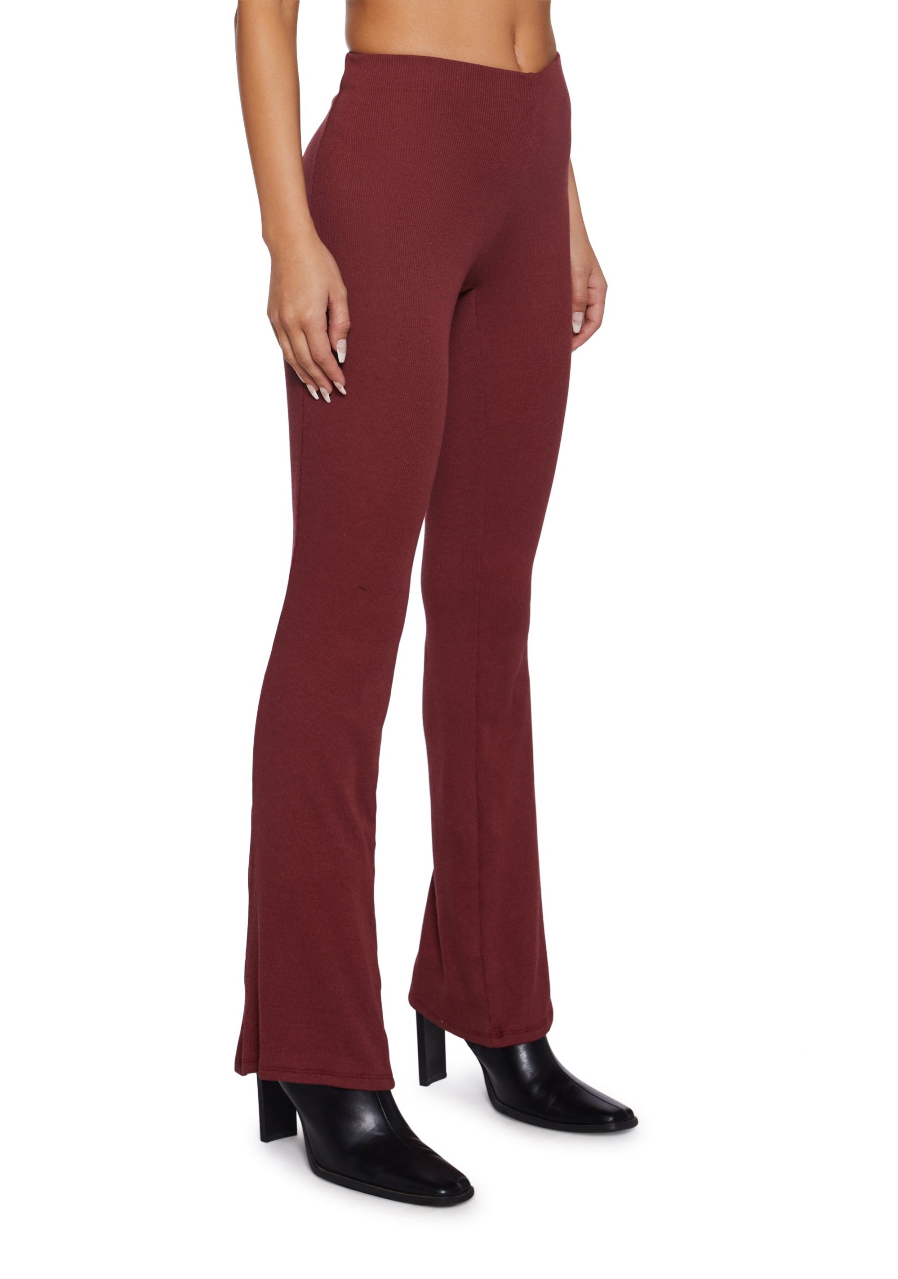 There's No Other Flare Pants - Dark Red - Image 3