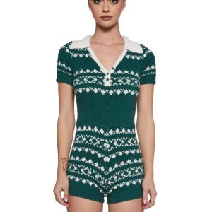 Chalet Dreams Fuzzy Romper