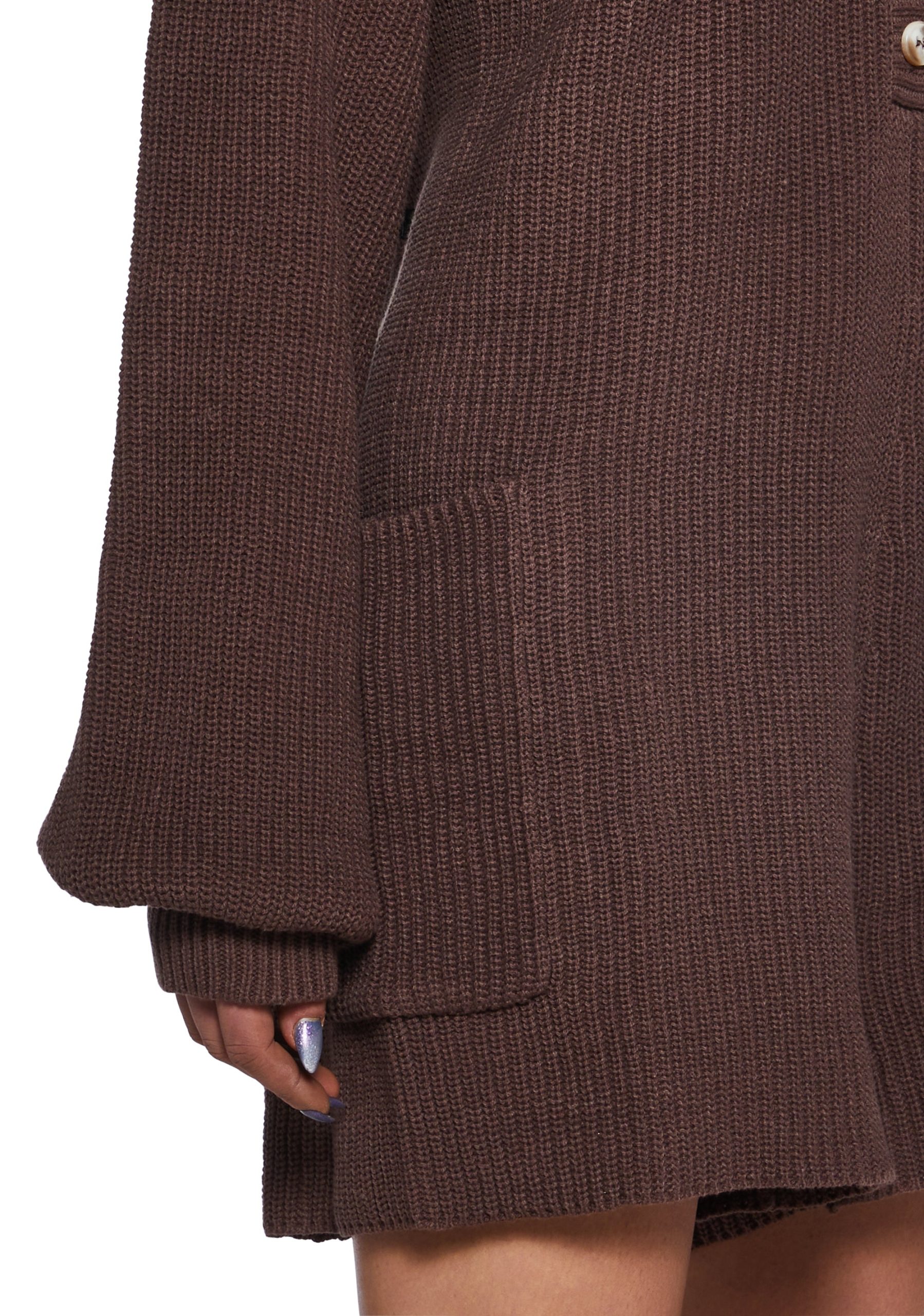 Cozy Weekends Knit Romper - Brown - Image 5
