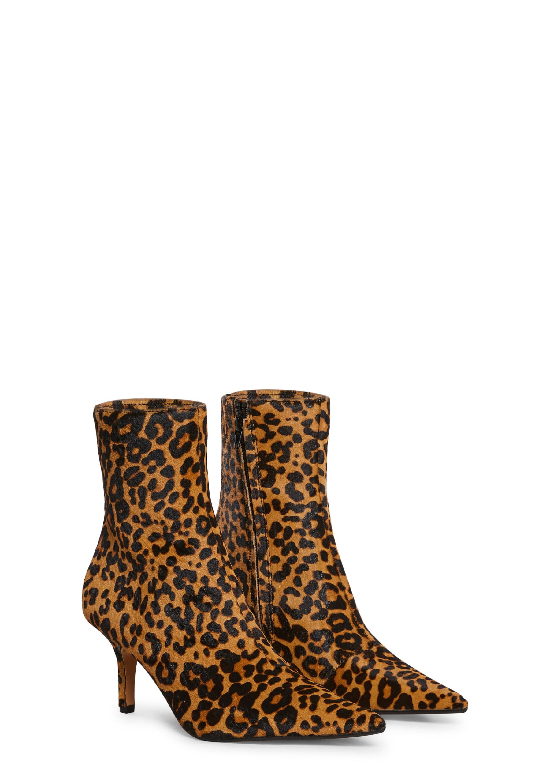 Alston-L Leopard Print Booties - Image 3
