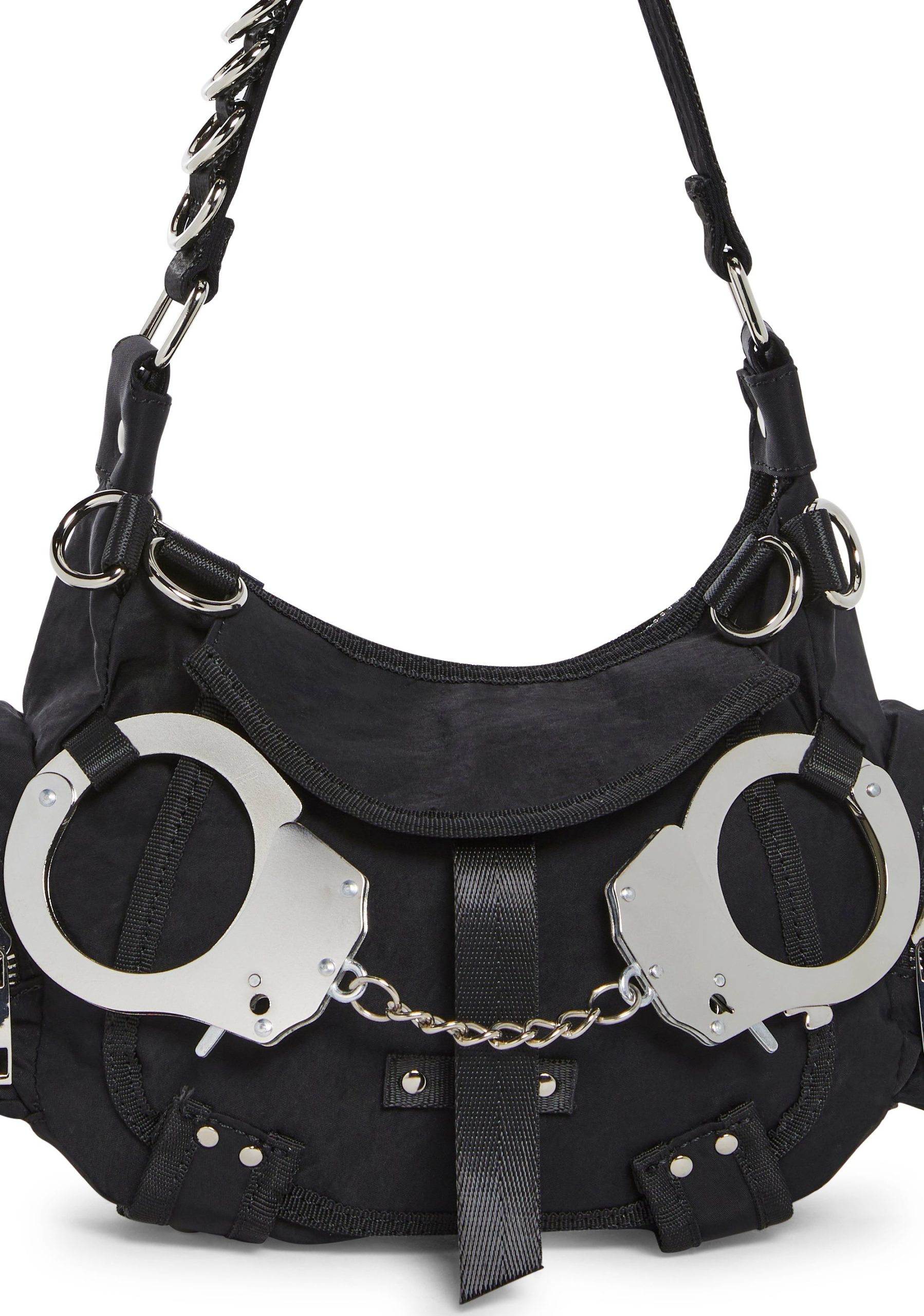 Chord Hand Cuff Shoulder Bag - Image 5