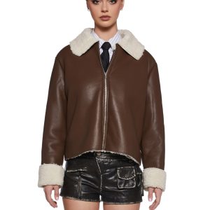 Spitfire Romance Vegan Leather Coat