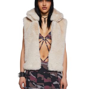Pretty Gritty Faux Fur Vest