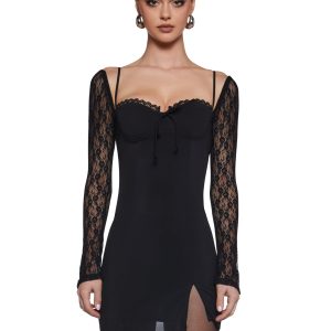 Coveted Darkness Mini Dress