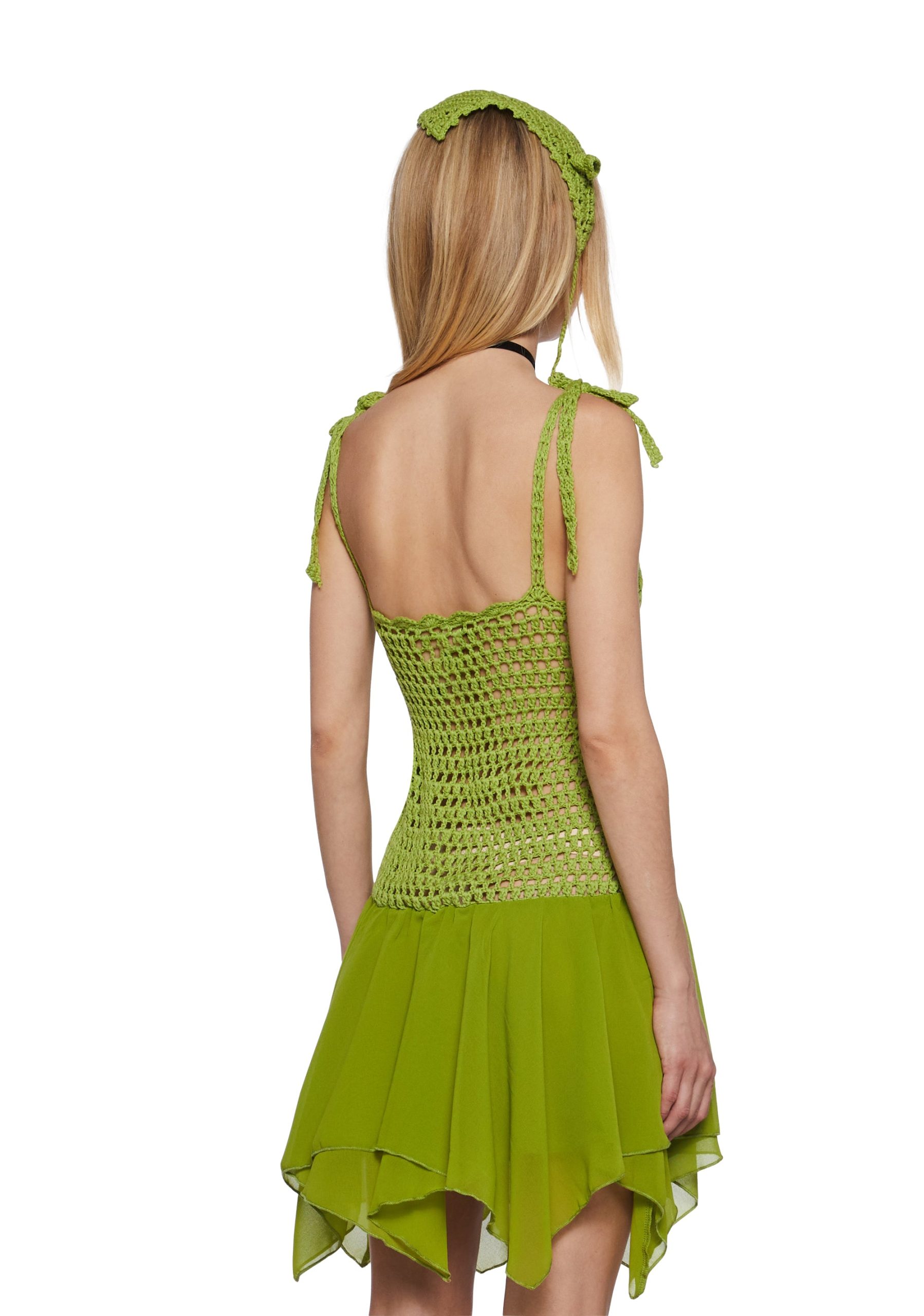 Fairytale Misfit Crochet Dress Set - Image 4