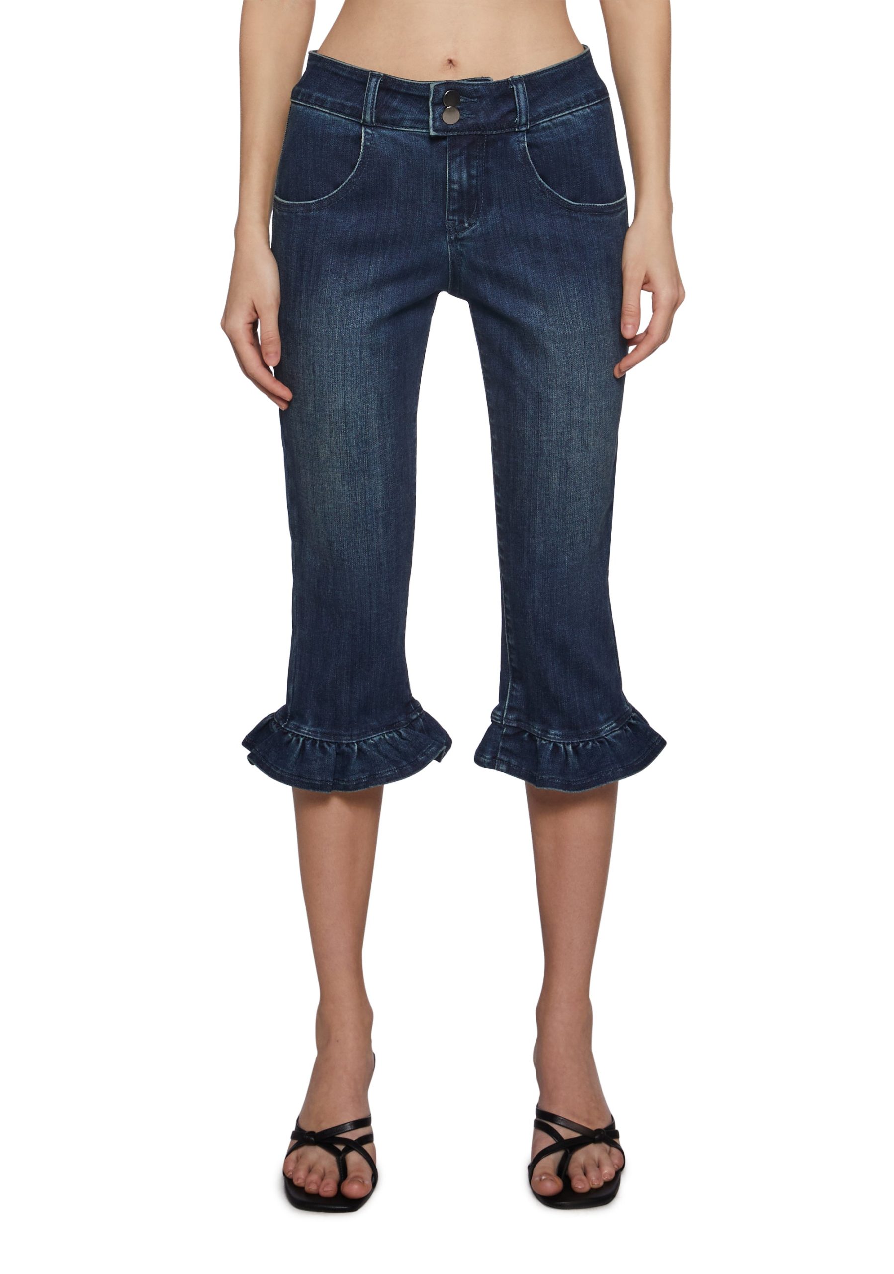 Summer Nites Capri Denim Pants
