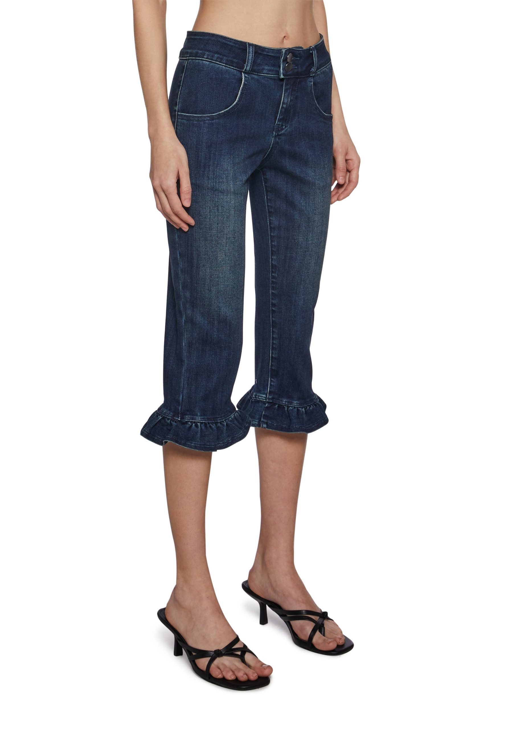 Summer Nites Capri Denim Pants - Image 3