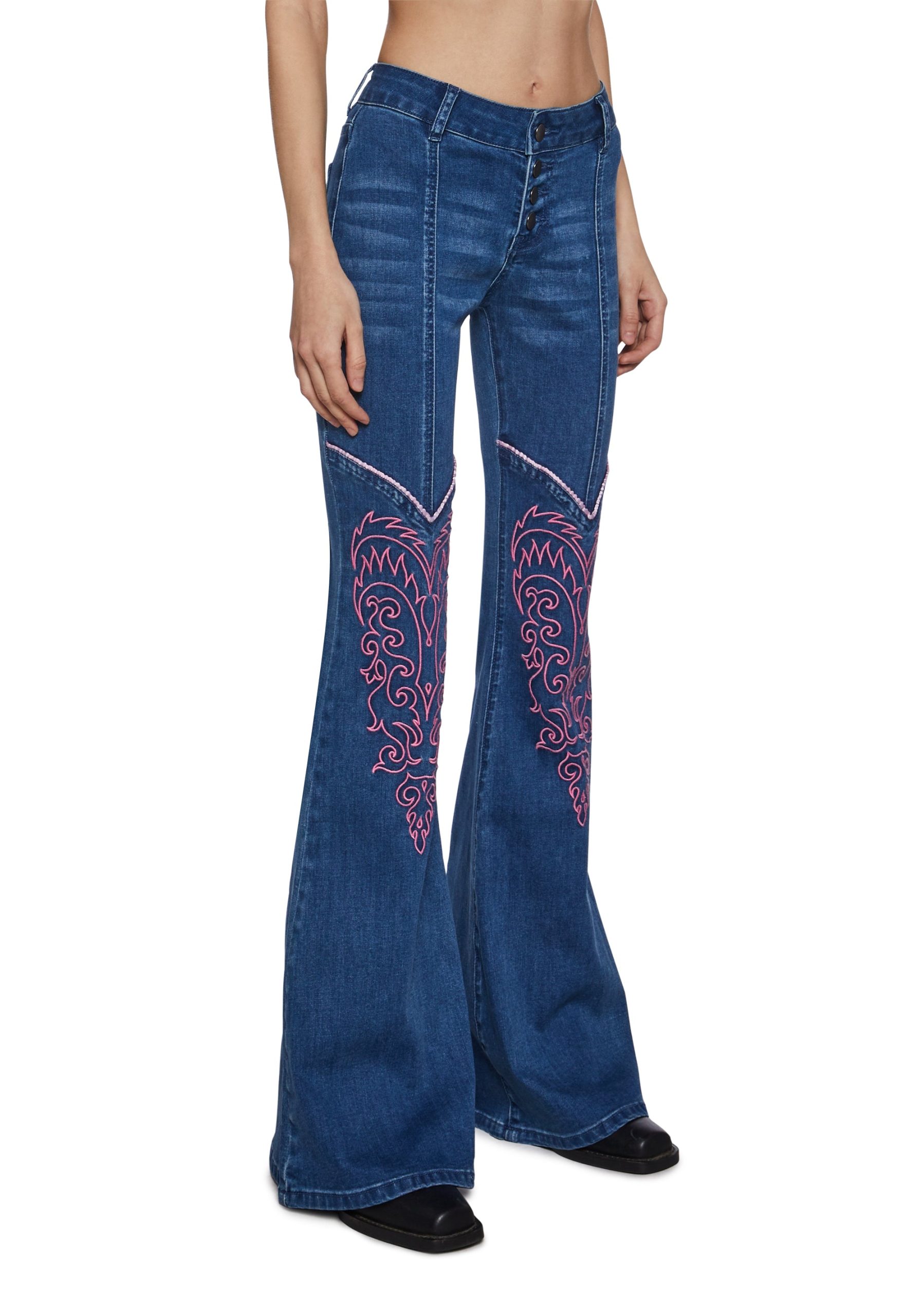 Rustic Romance Denim Pants - Image 3