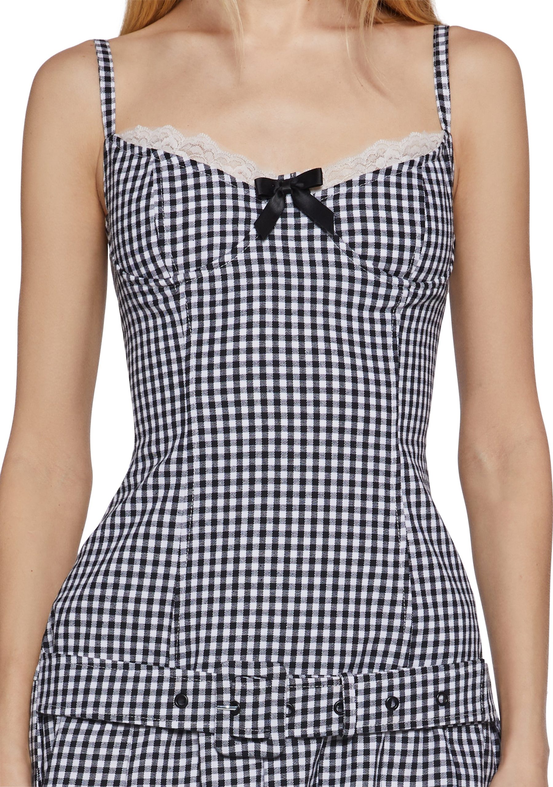 Love Spark Gingham Dress - Image 5
