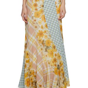 Pressed Flowers Maxi Skirt