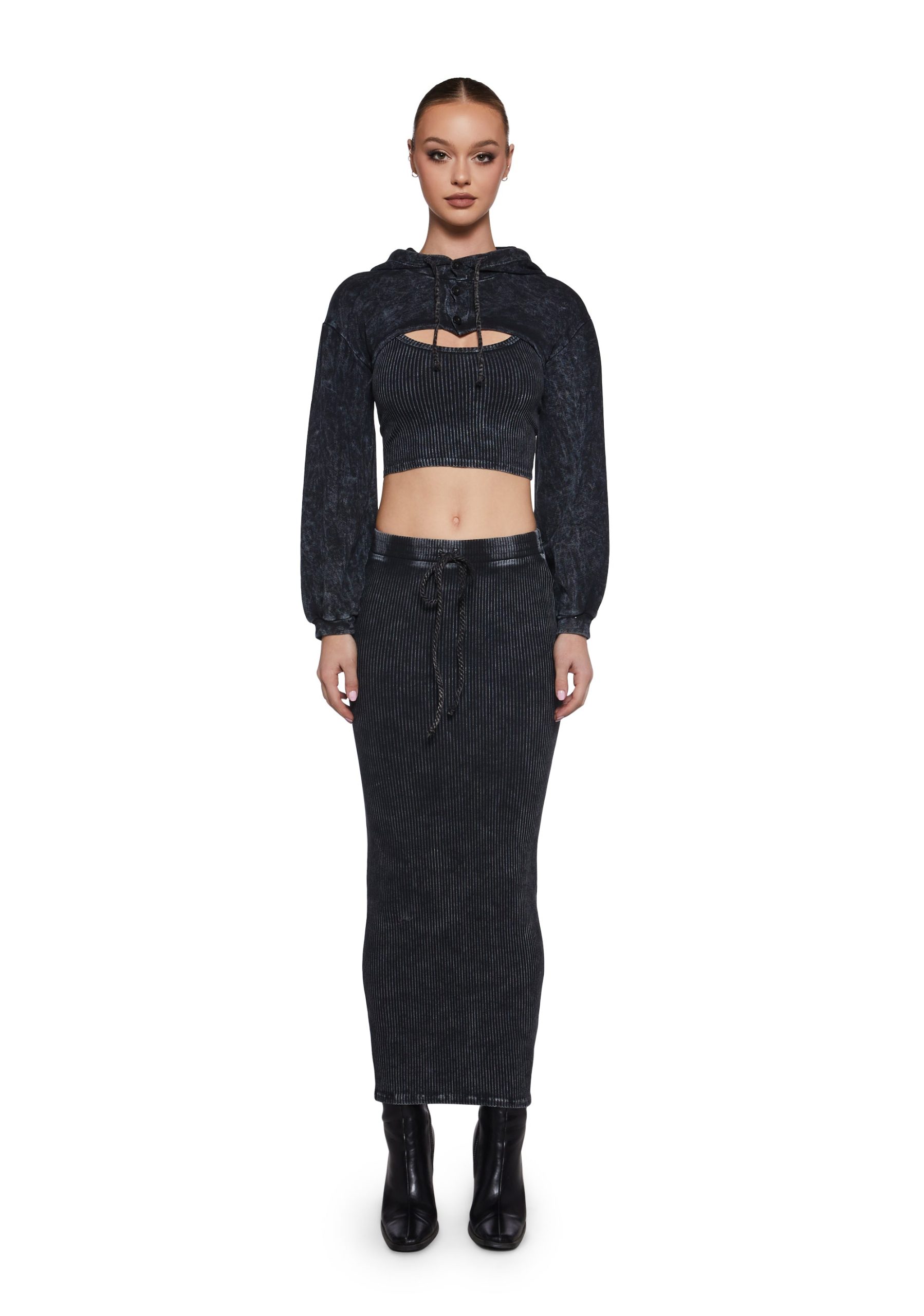 With The Beat Skirt Set