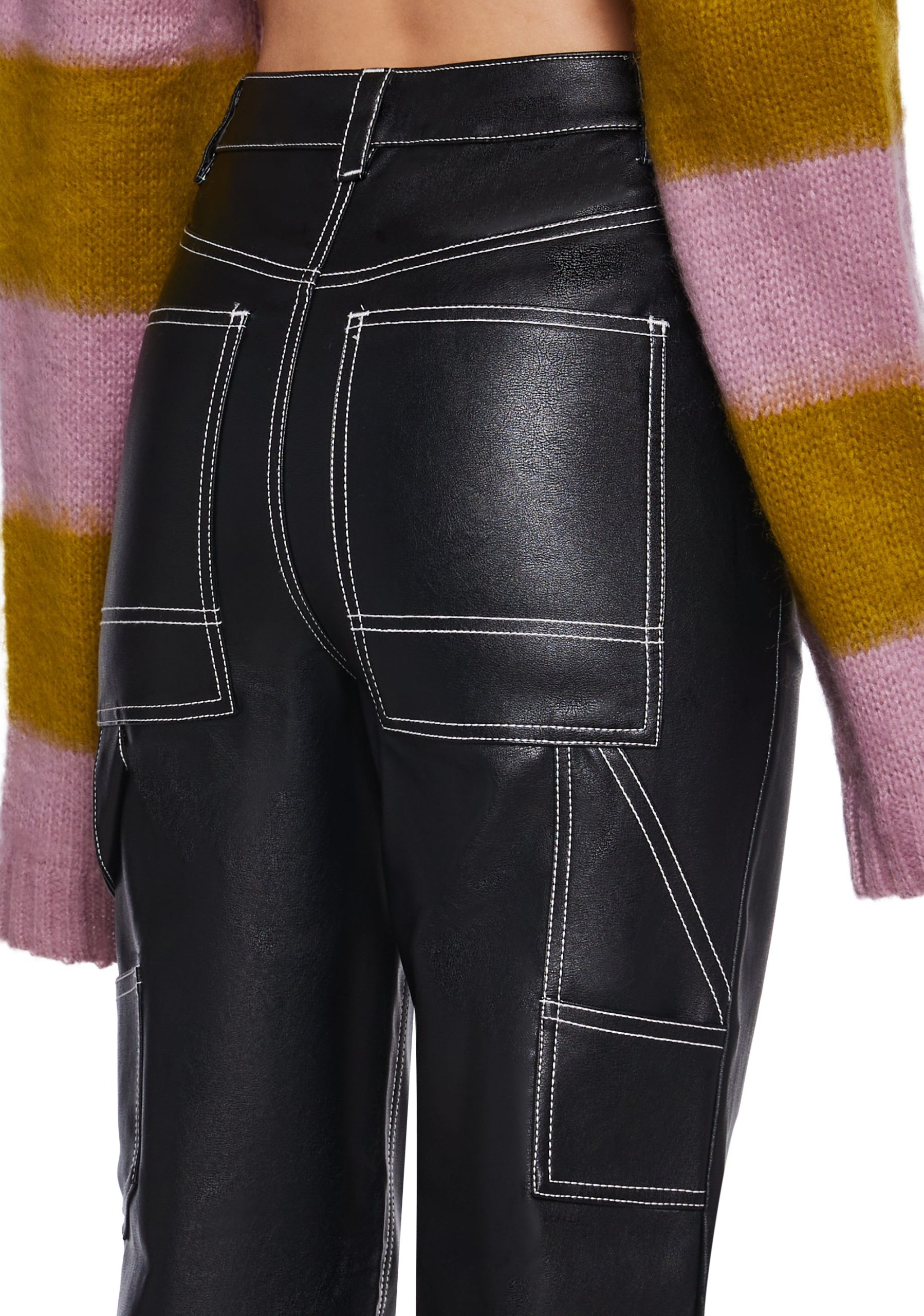 Evergreen Punk Vegan Leather Pants - Image 5