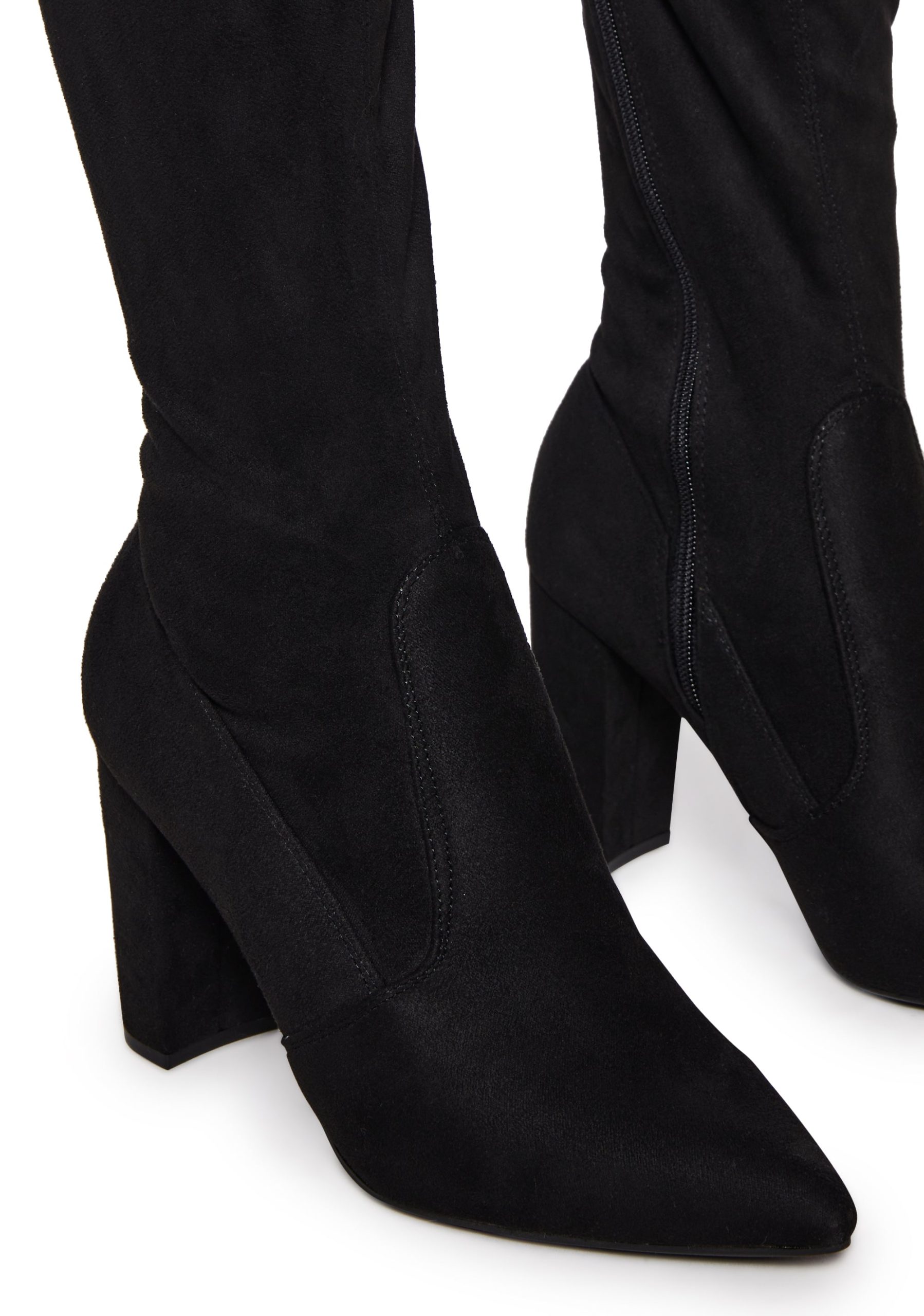 Flashy Guarantee Faux Suede Boots - Image 2