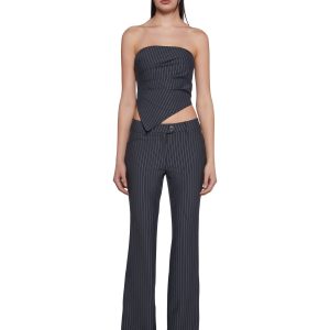 Business Last Pants Set - Gray