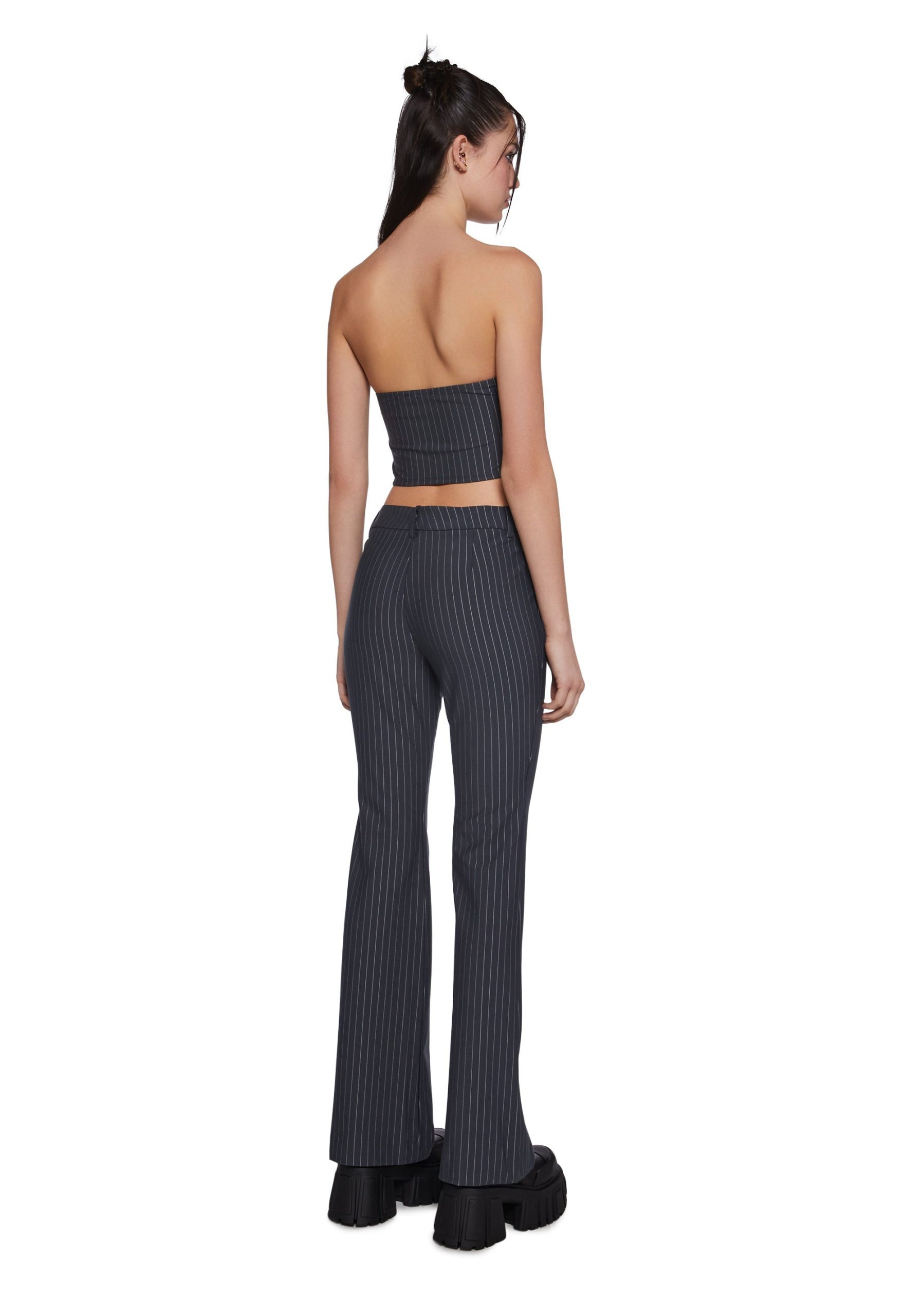 Business Last Pants Set - Gray - Image 4