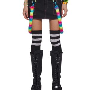 Rainbow Pop Bondage Skirt