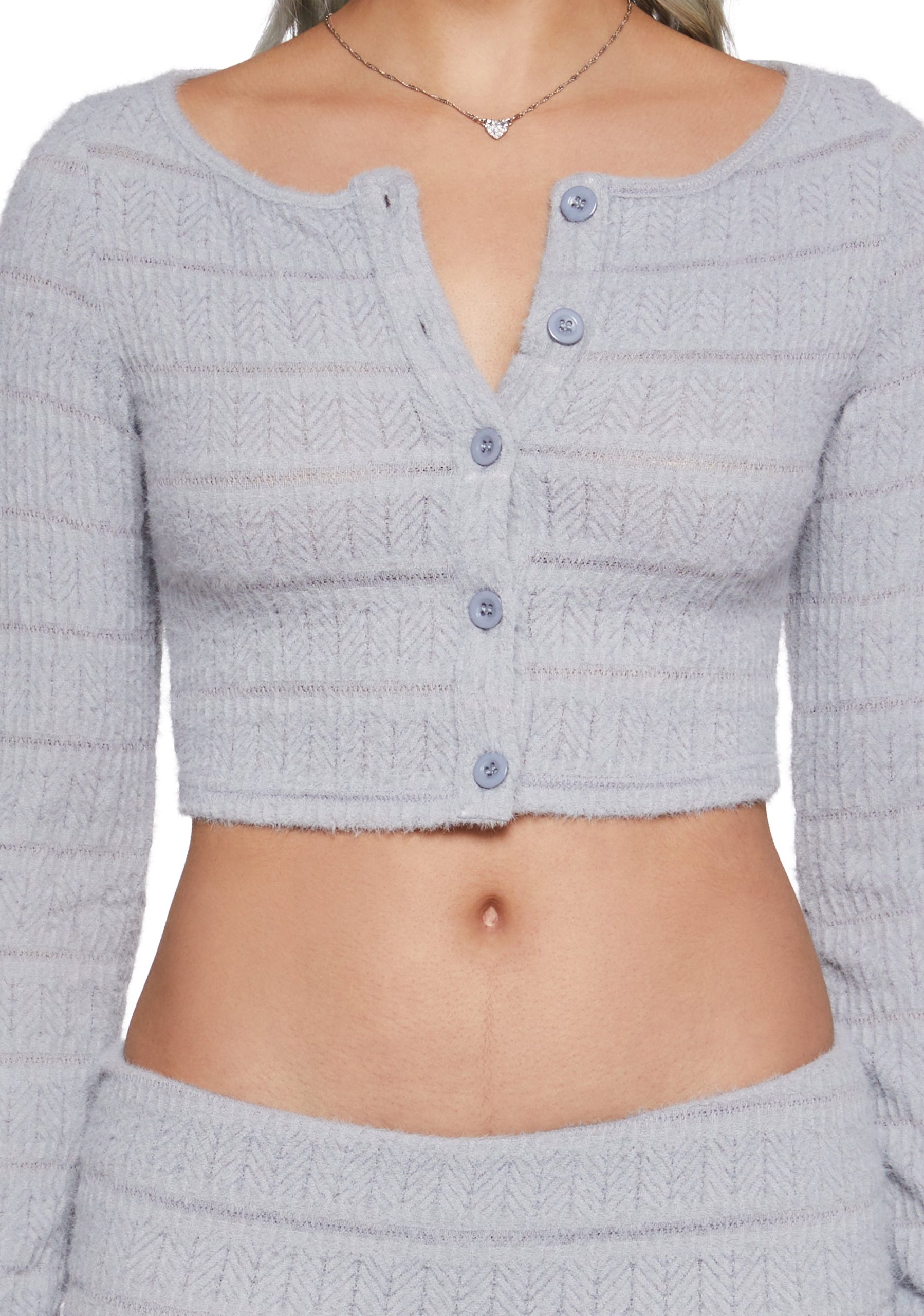 Snowfall Stunner Skort Set - Gray - Image 5