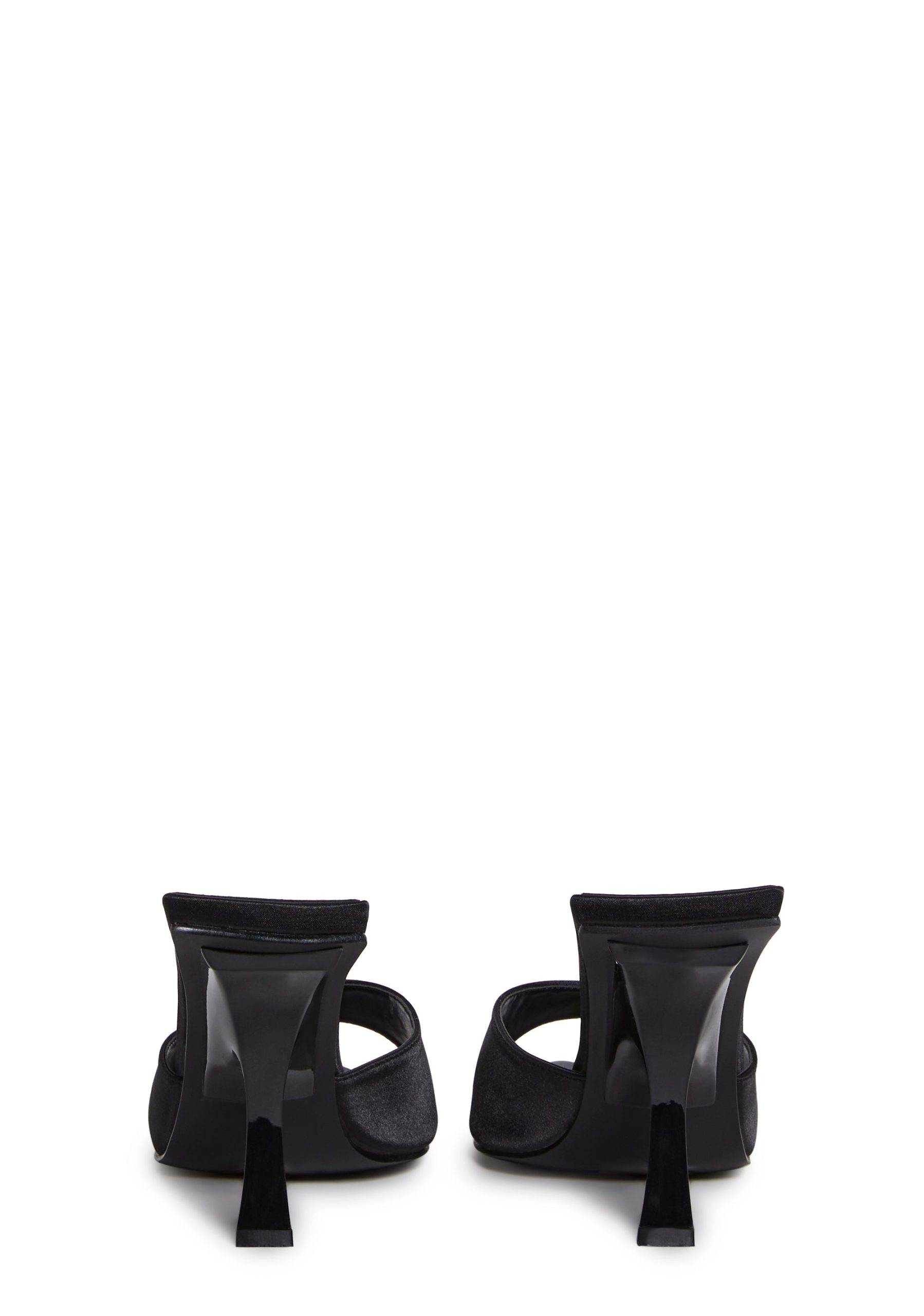 Cutie Escape Peep Toe Heels - Black - Image 4