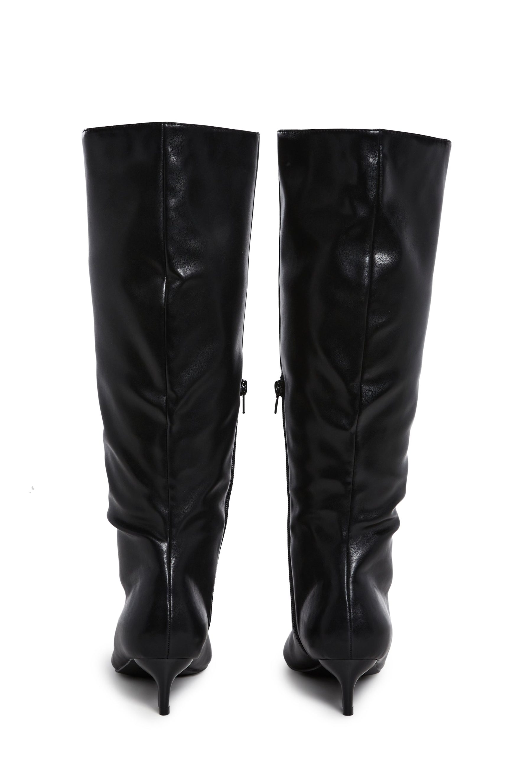 Elegant Tactics Knee High Boots - Black - Image 4